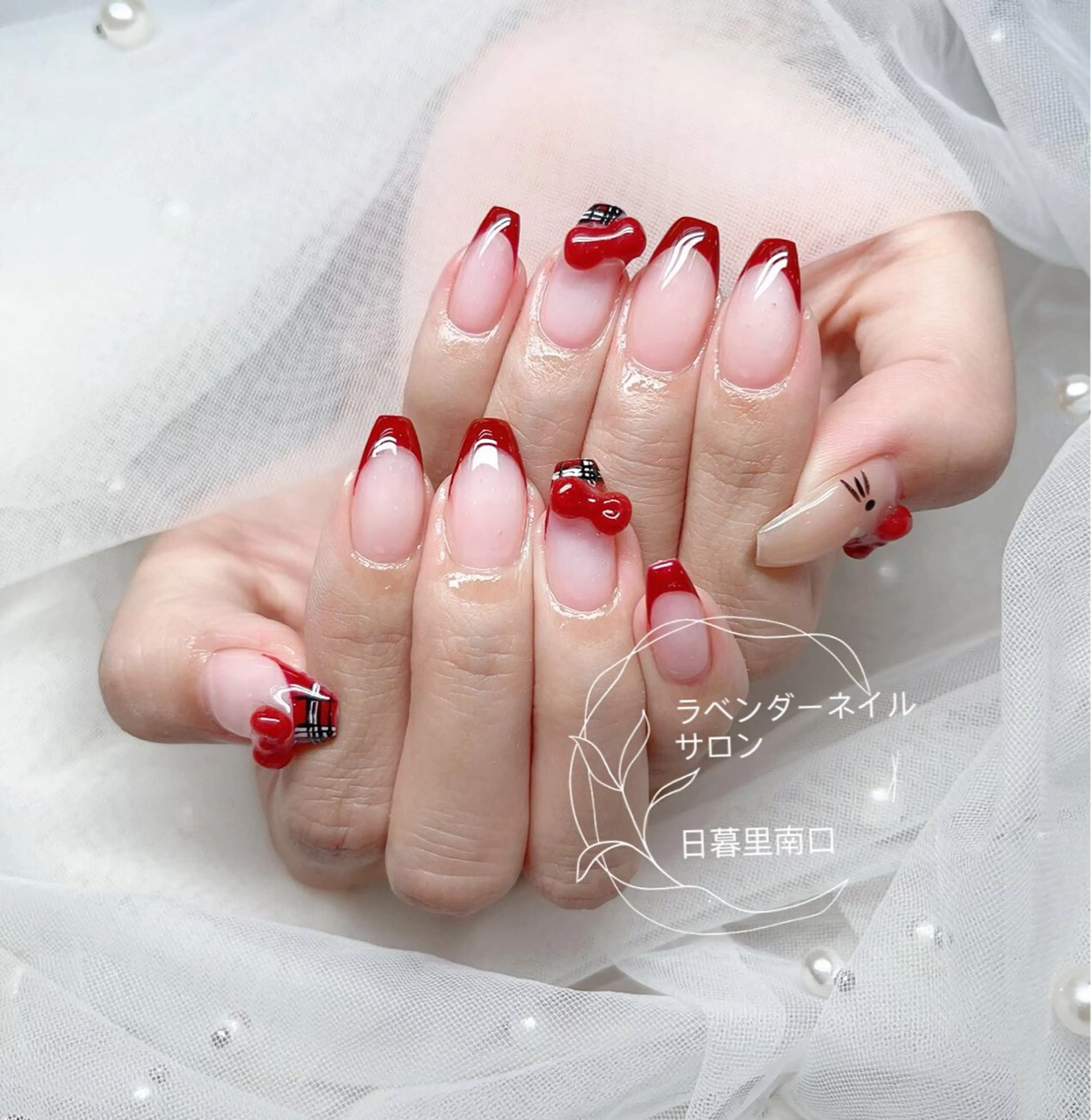 ネイル ラベンダー💖日暮里 ルル💖ネイルのネイルデザイン