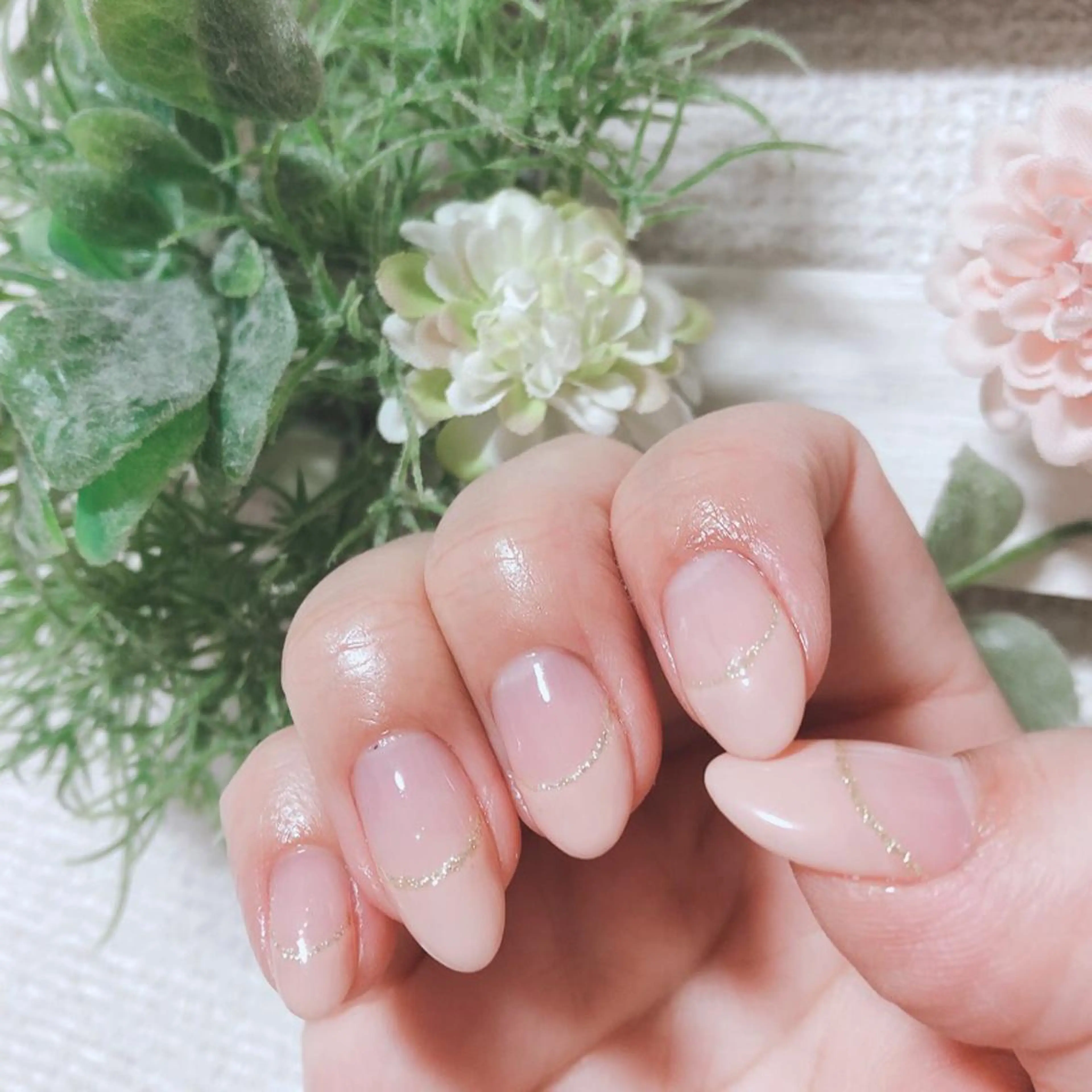 ネイル フレンチネイル シンプルネイル 横浜ネイルサロン はぴねす所属・ネイルサロンはぴねす EMIRIのネイルデザイン