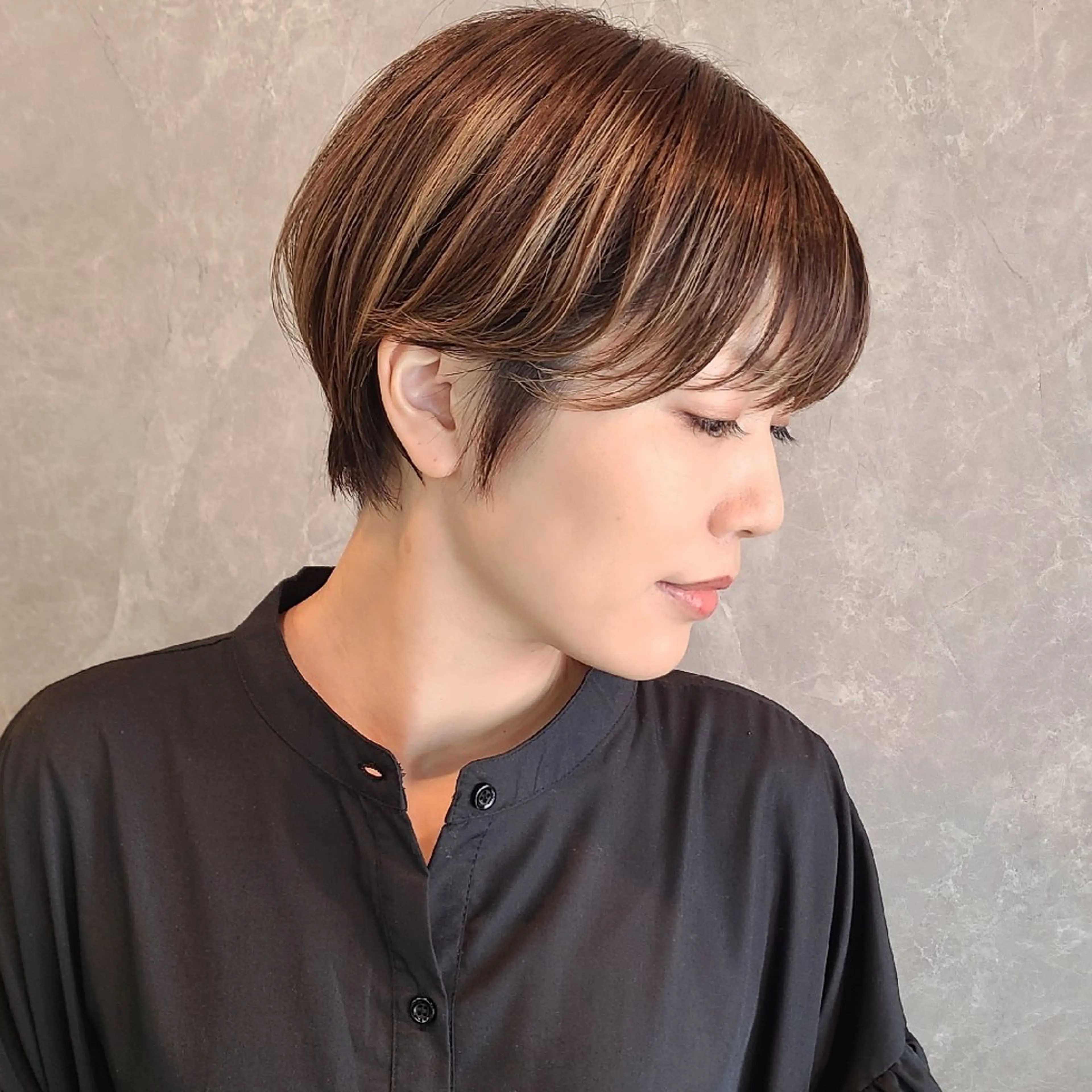 ショート 似合わせカット ショートヘア 西田 理沙のヘアスタイル