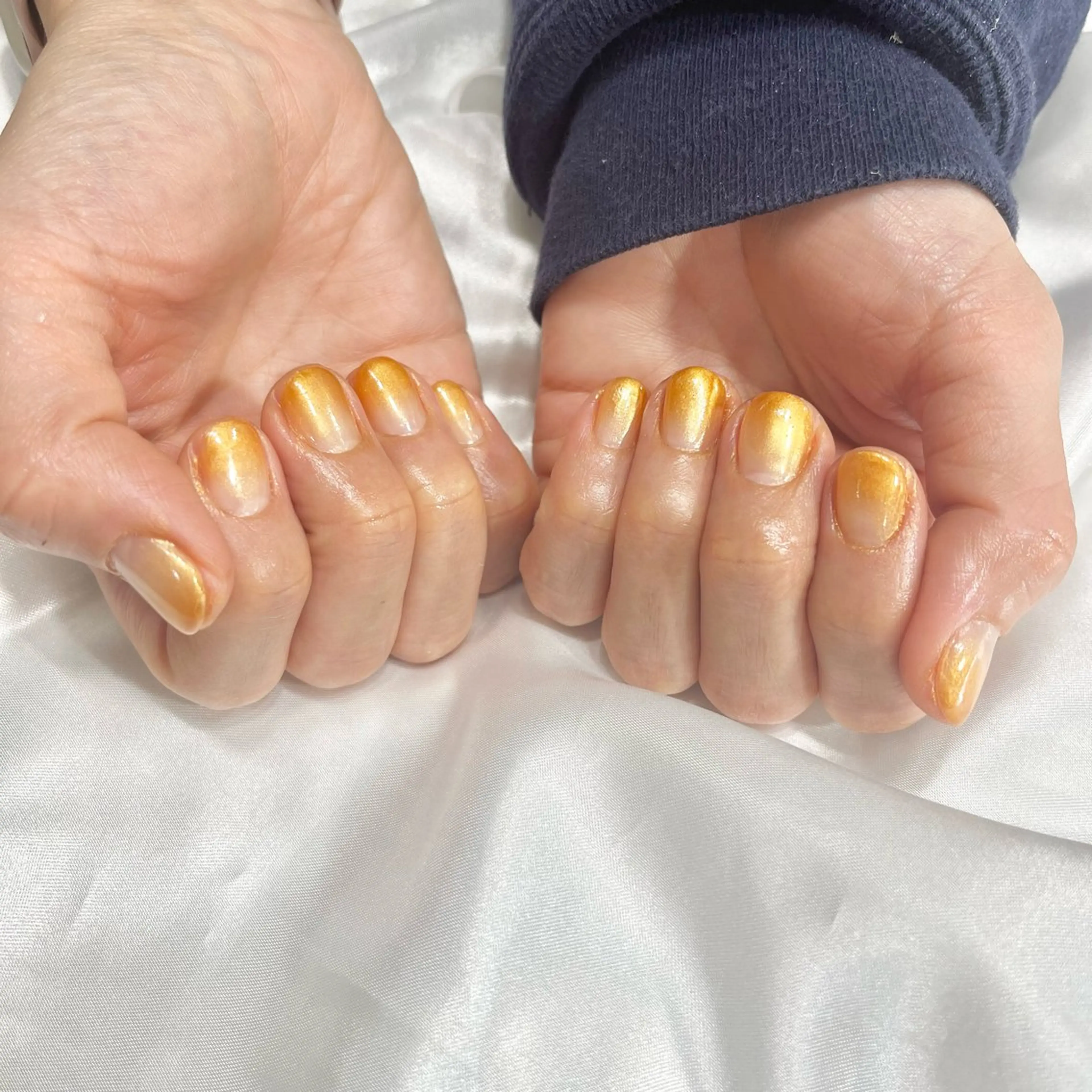 ネイル ゴールド グラデーション nailsister ただのネイルデザイン