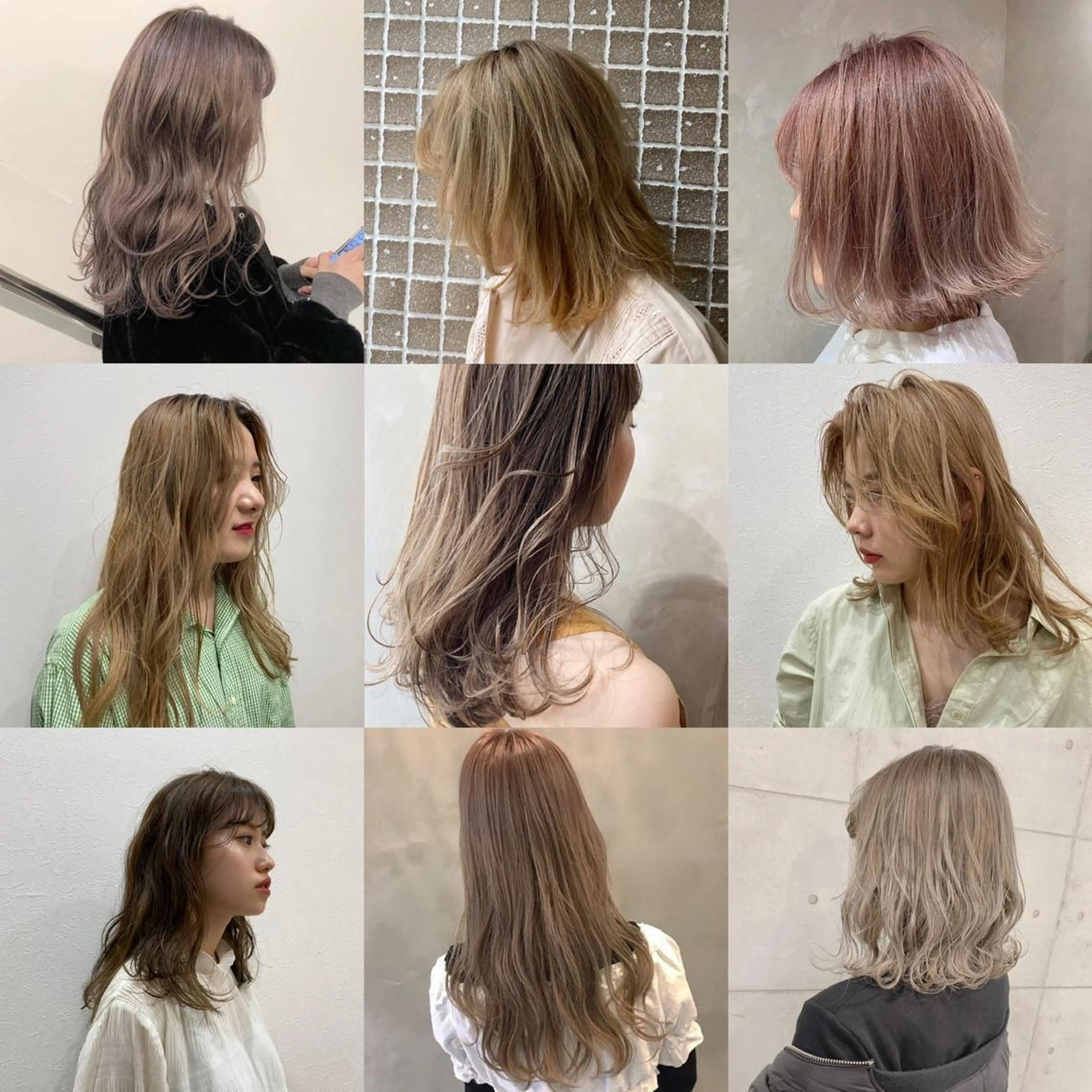 ミディアム カラー パーマ ヘアアレンジ メンズ キッズ ネイル マツエク・マツパ Hair & make Lamp所属・梅田のブリーチ特化 美容師KAI🥰のヘアスタイル