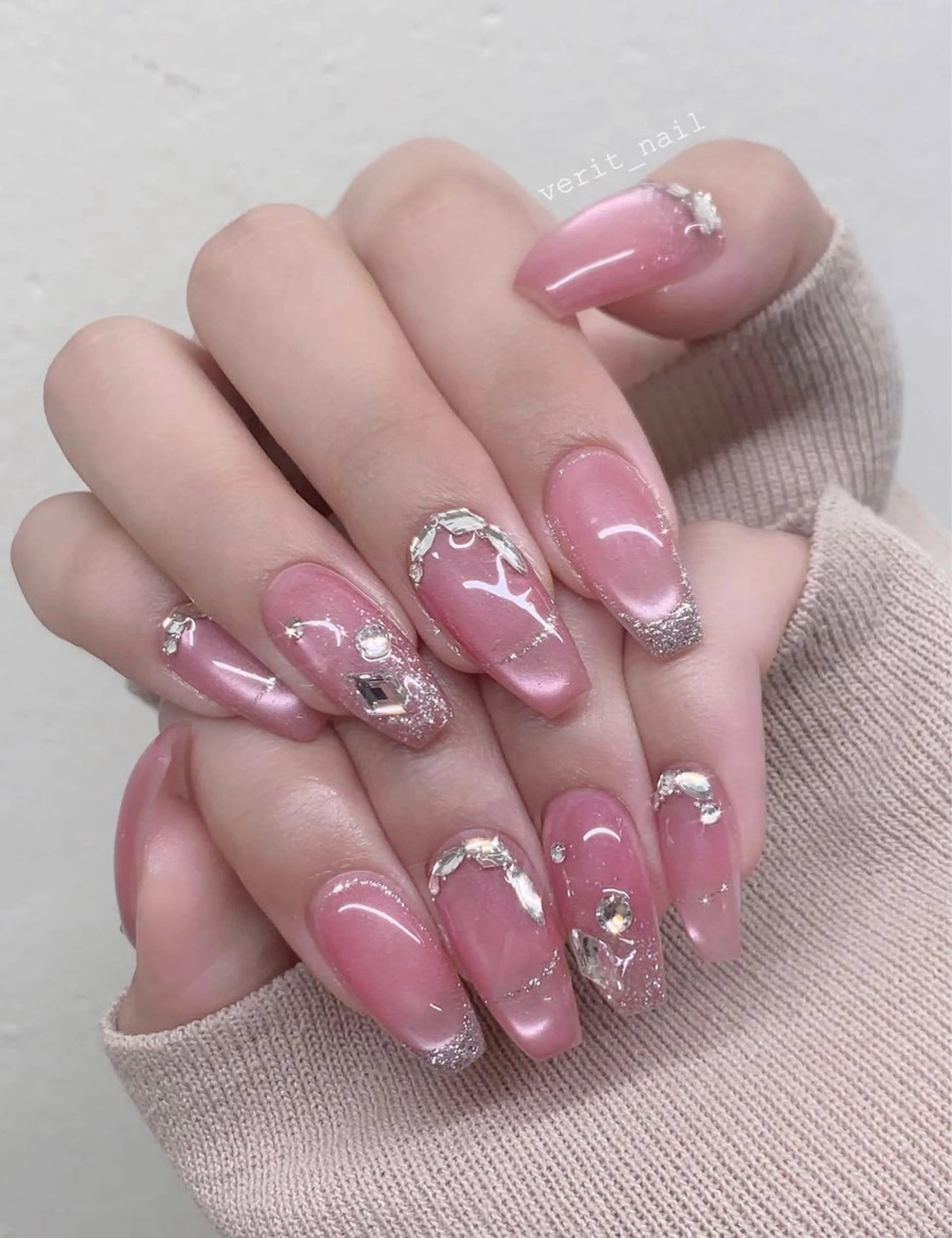 ネイル 韓国ネイル 持ち込み ニュアンスネイル ネイルチップ ハンドネイル TABI ANA.CHUOのネイルデザイン