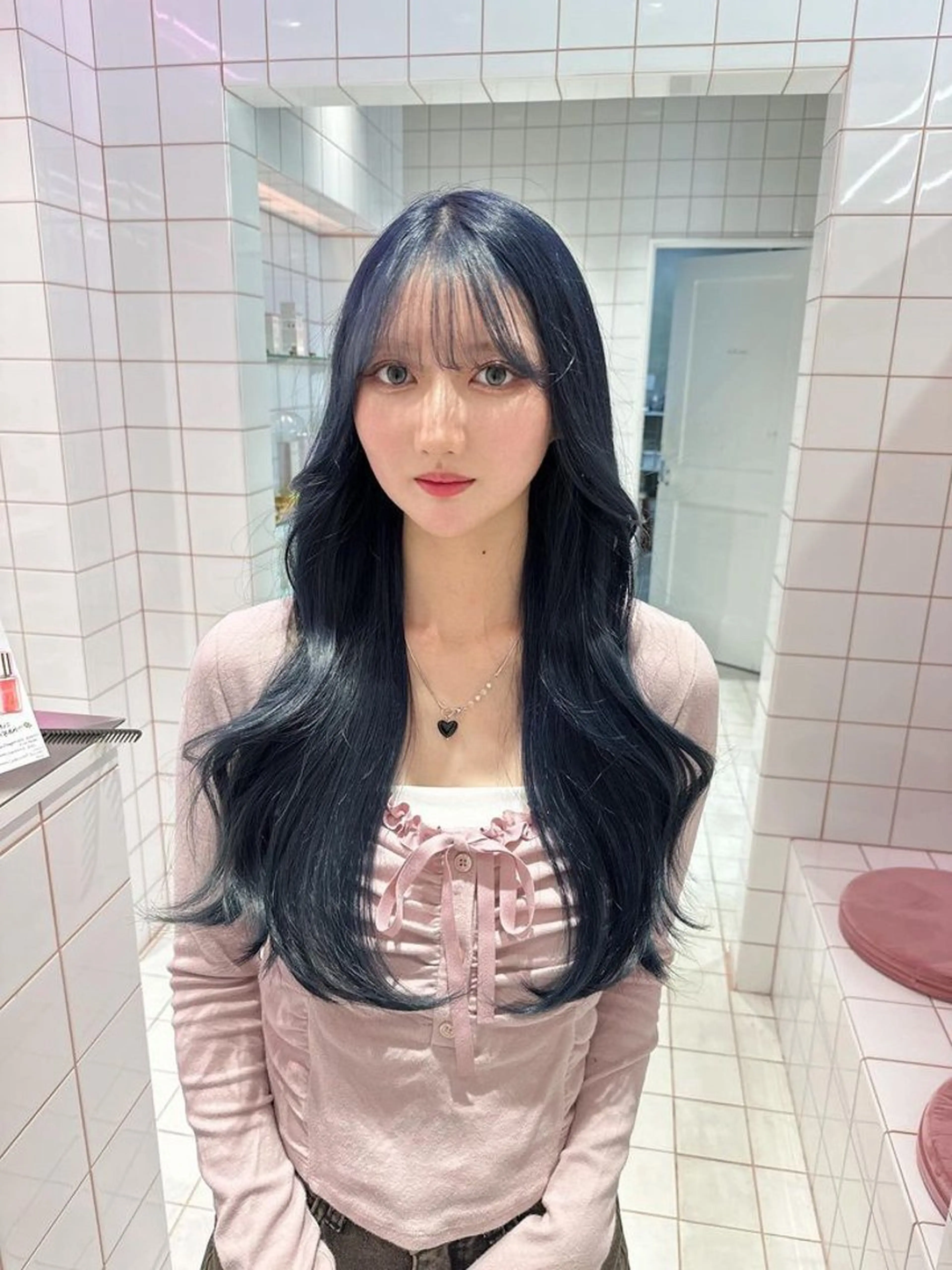 カット➕ブリーチありWカラー➕髪質改善TRの写真