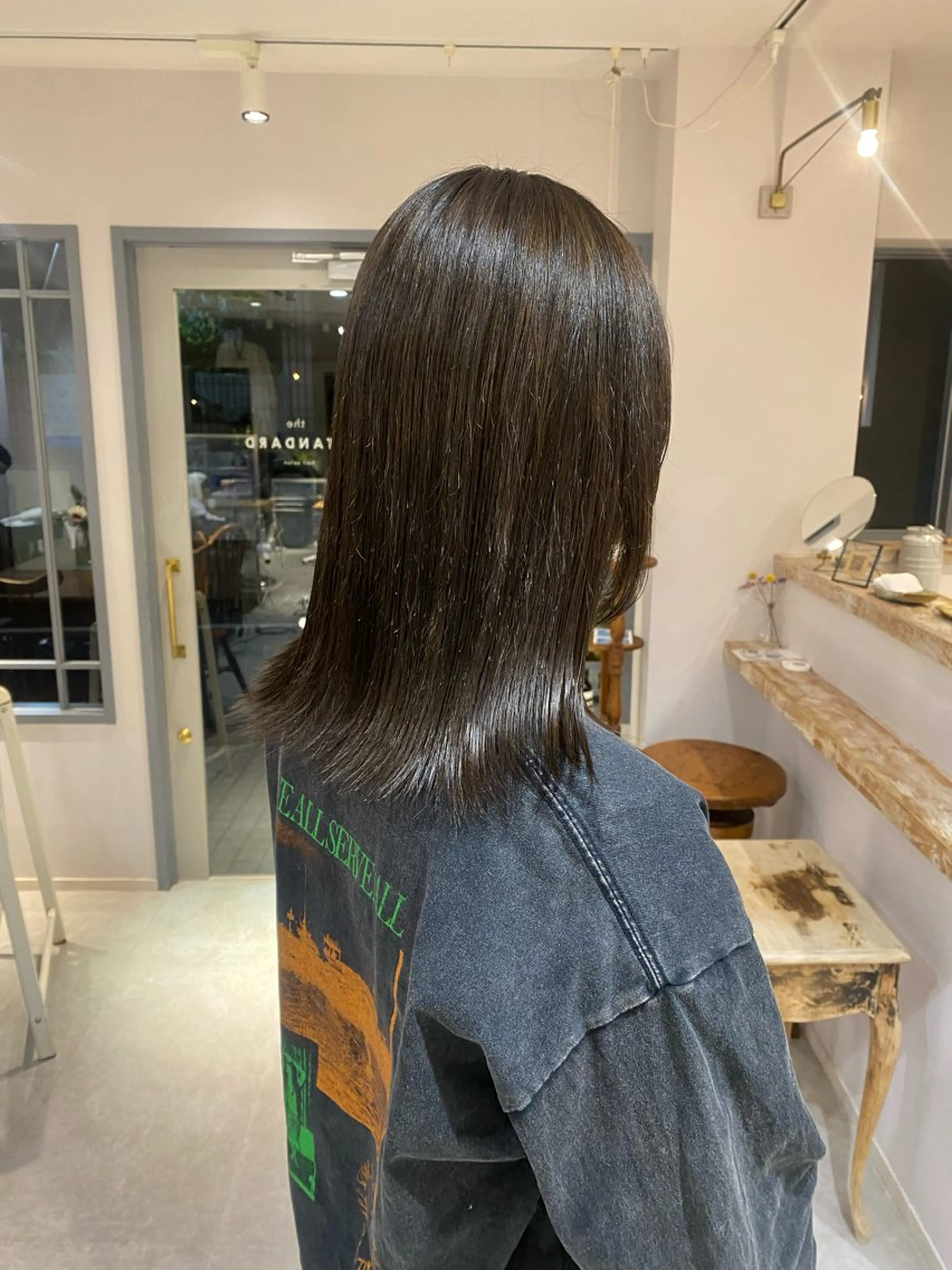 ミディアム カラー ヘアカラー ‎🤍透明感カラー 【仙川】セリナ‎🤍のヘアスタイル