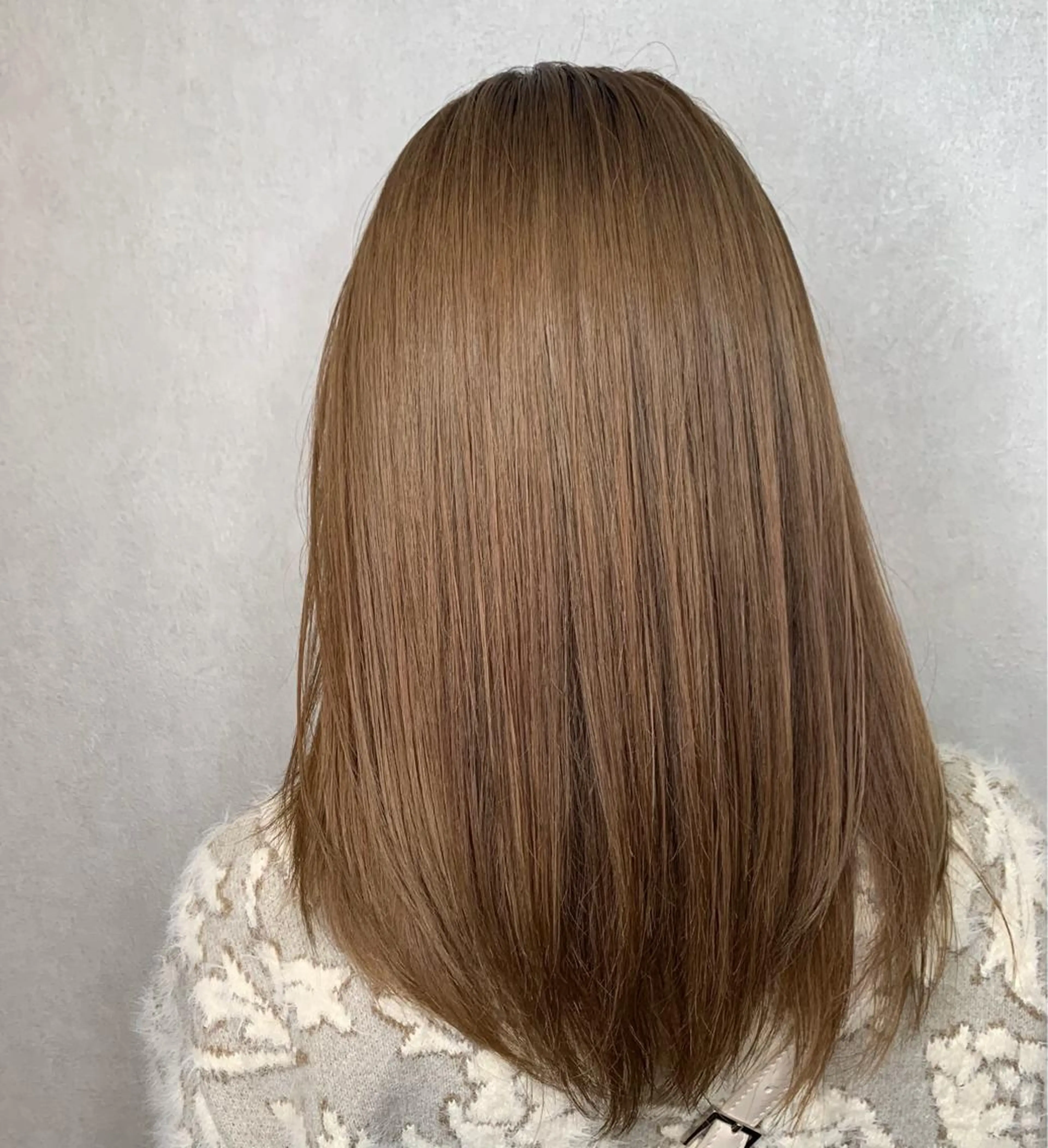 ミディアム mimiiy梅田 中崎町ハイトーンのヘアスタイル