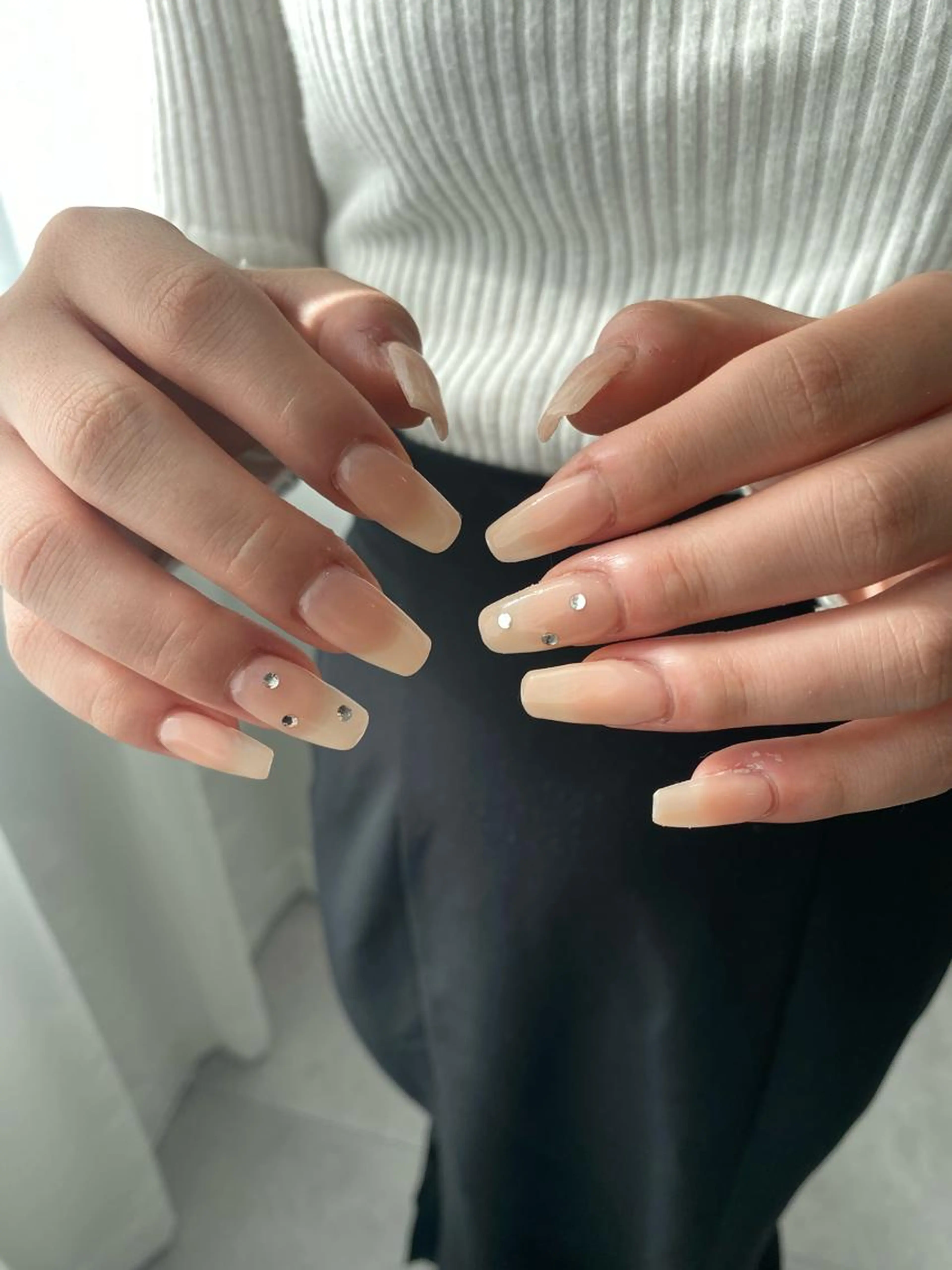 🥨長さだし チップ10本 ワンカラー（オフ・ケア込み）🥨の写真