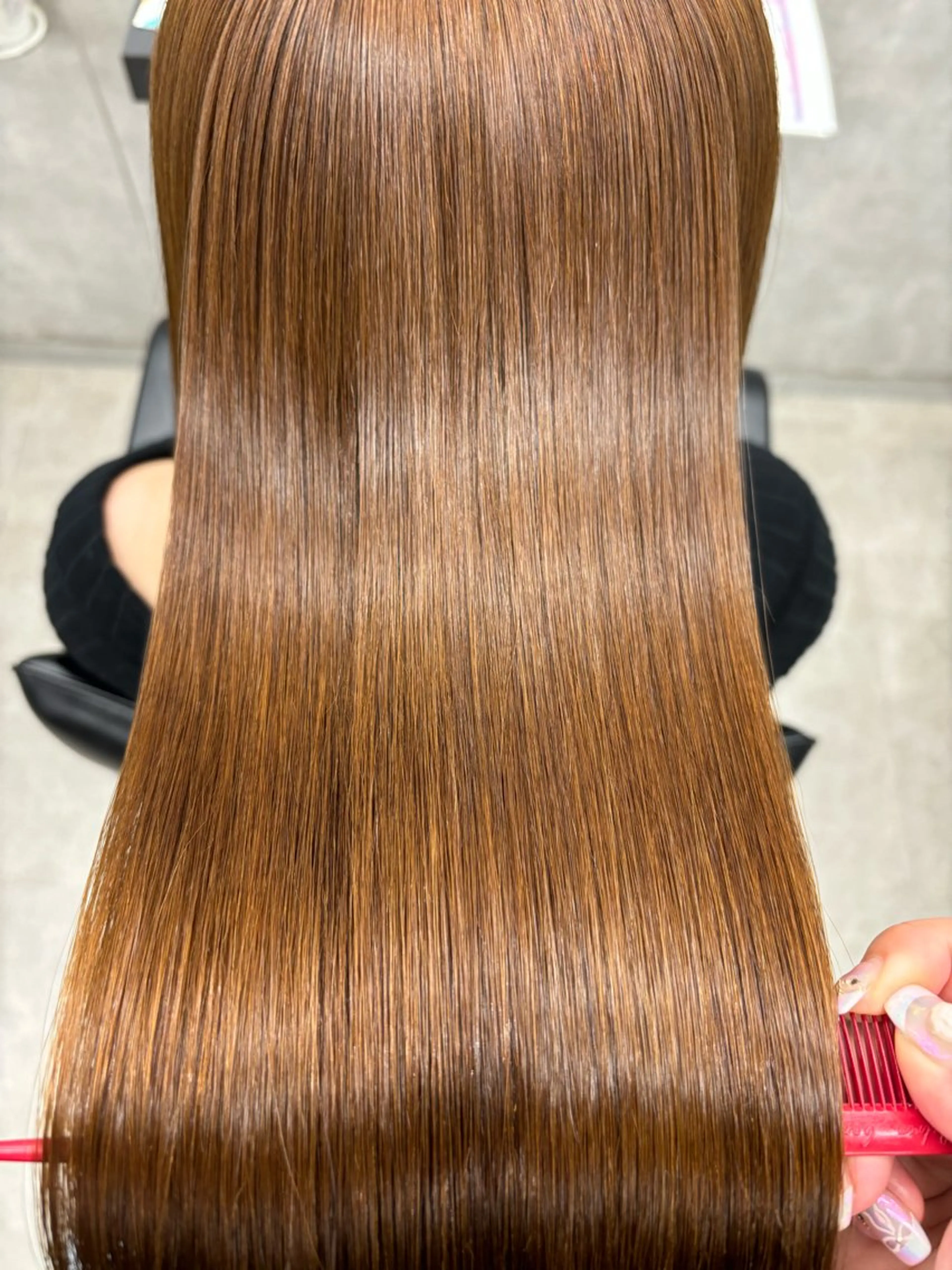 ロング カラー 髪質改善 縮毛矯正 トリートメント 巻ける縮毛矯正🌸 勝倉　麗のヘアスタイル