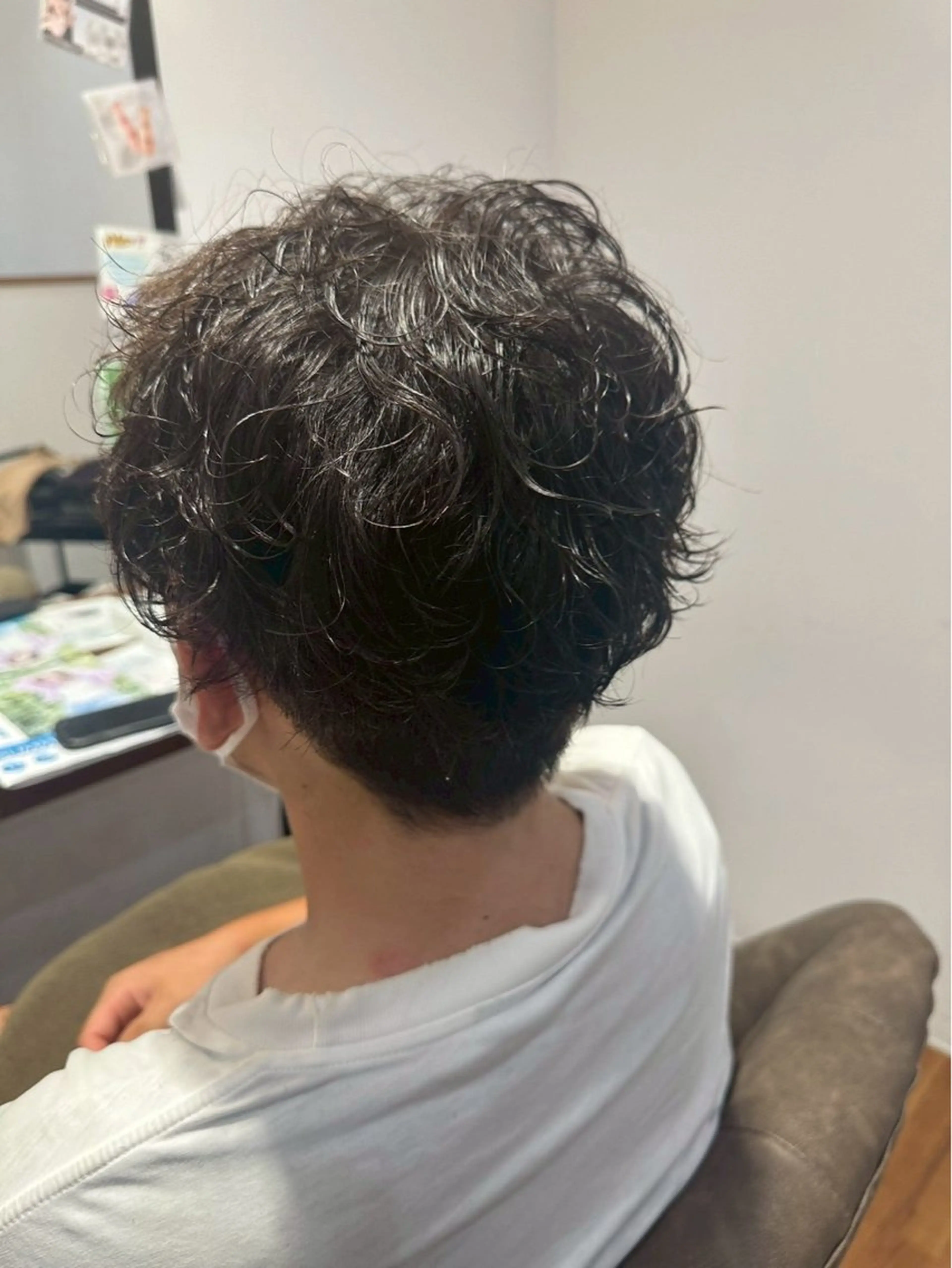 ショート パーマ メンズ メンズパーマ カット パーマ トリートメント 🫧鈴木 遥夏🫧のヘアスタイル