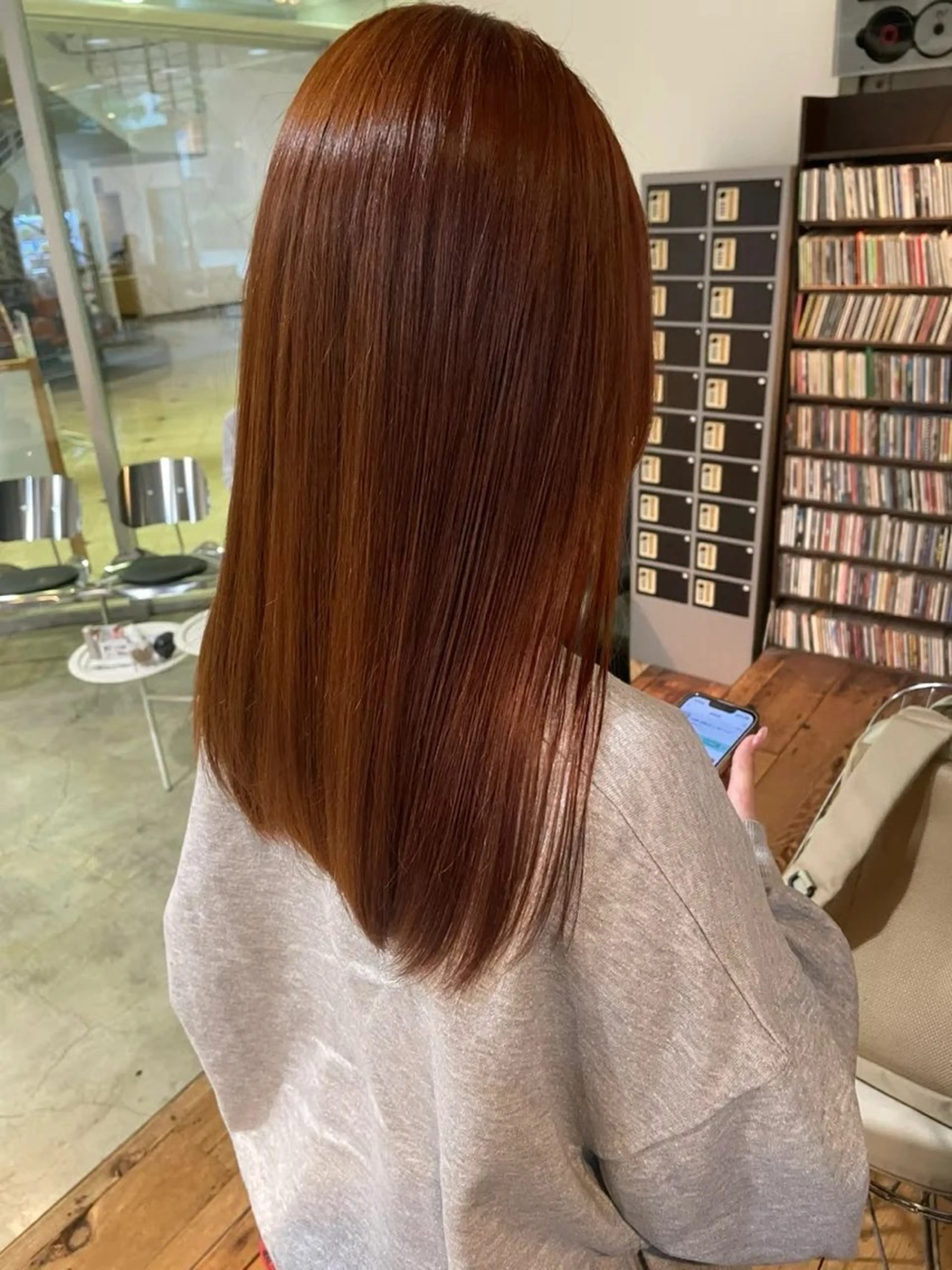 ミディアム カラー ブリーチ ダブルカラー ブリーチなしカラー オレンジ ヘアカラー トリートメント 🔆N°大分🔆 ﾜﾀﾅﾍﾞｱｵｲのヘアスタイル