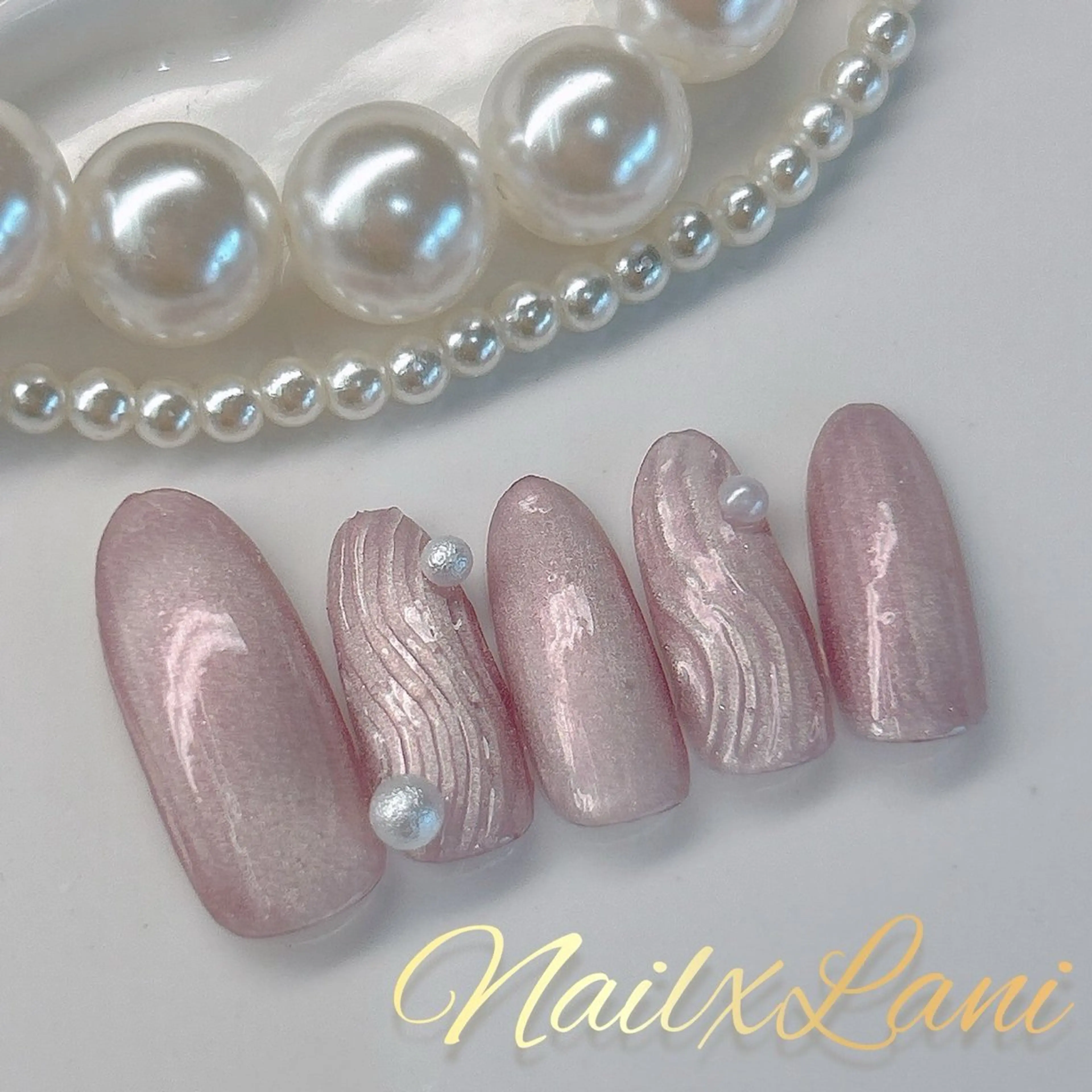 ネイル フットネイル ジェルネイル マグネットネイル パラジェル 松宮 理歩のネイルデザイン