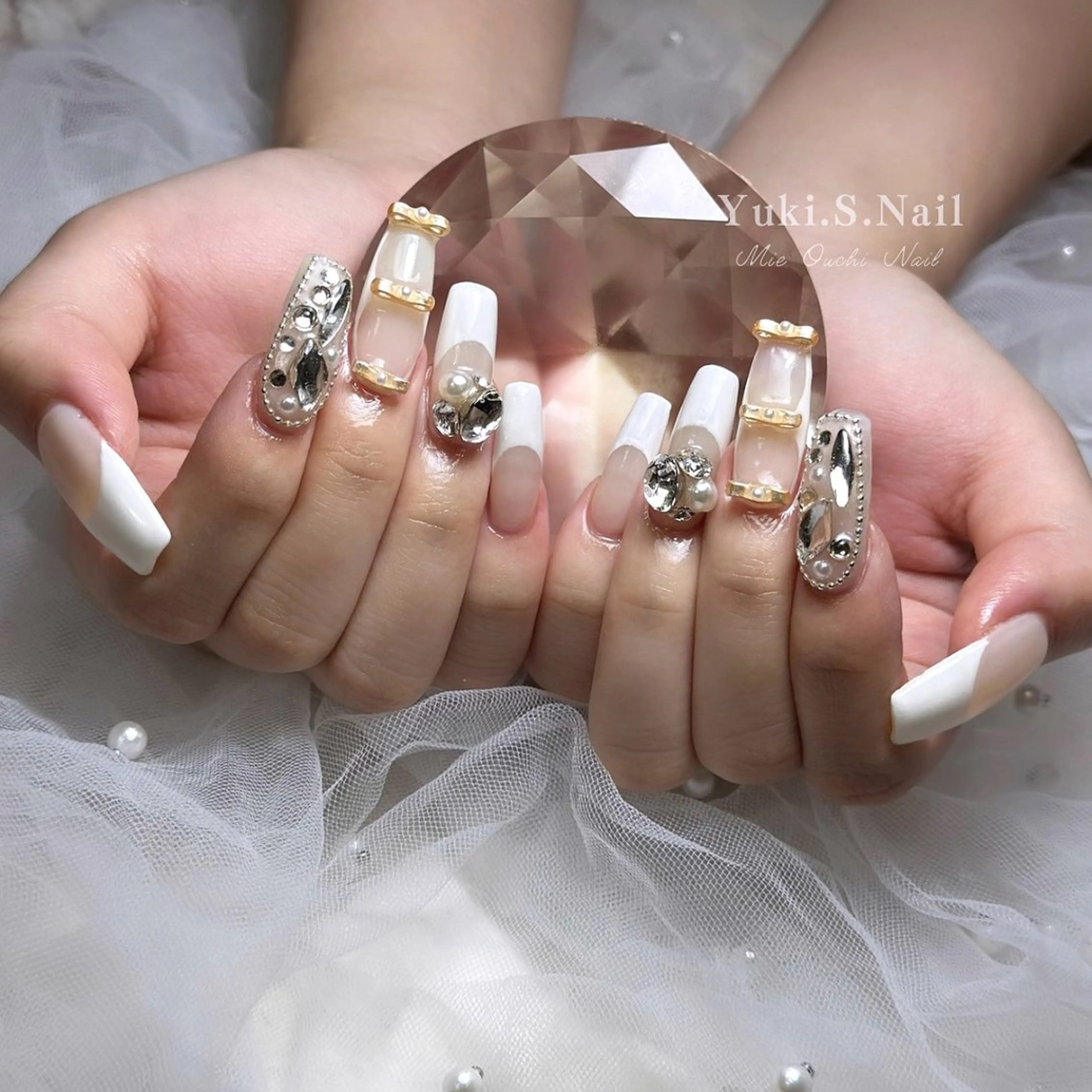 ロング ハンドネイル Yuki S.Nailのネイルデザイン