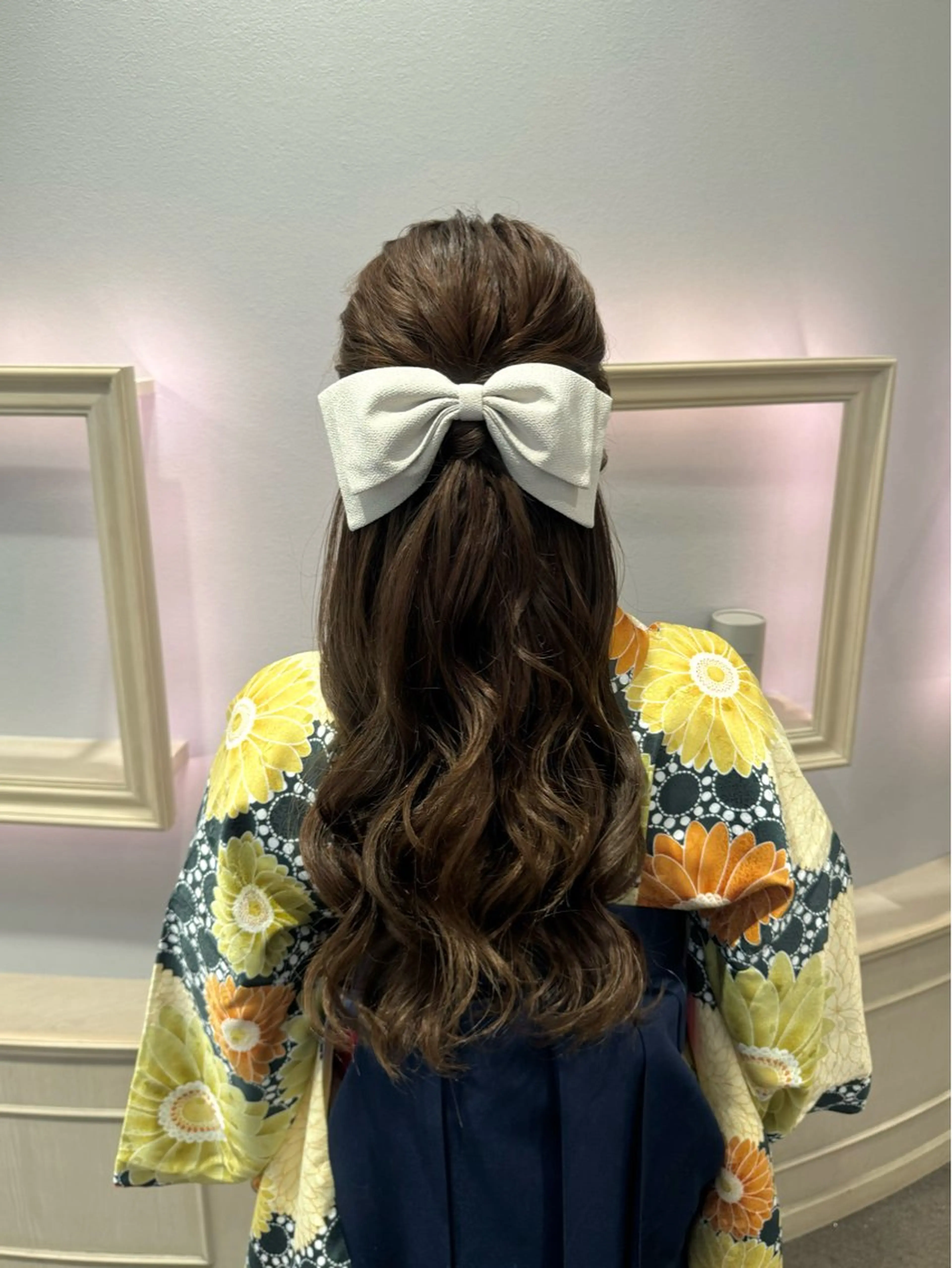 ヘアアレンジ 着付け 🍪ﾖｼｲﾊﾙﾈ🍪 ﾗﾍﾞﾝﾀﾞｰｶﾗｰのヘアスタイル