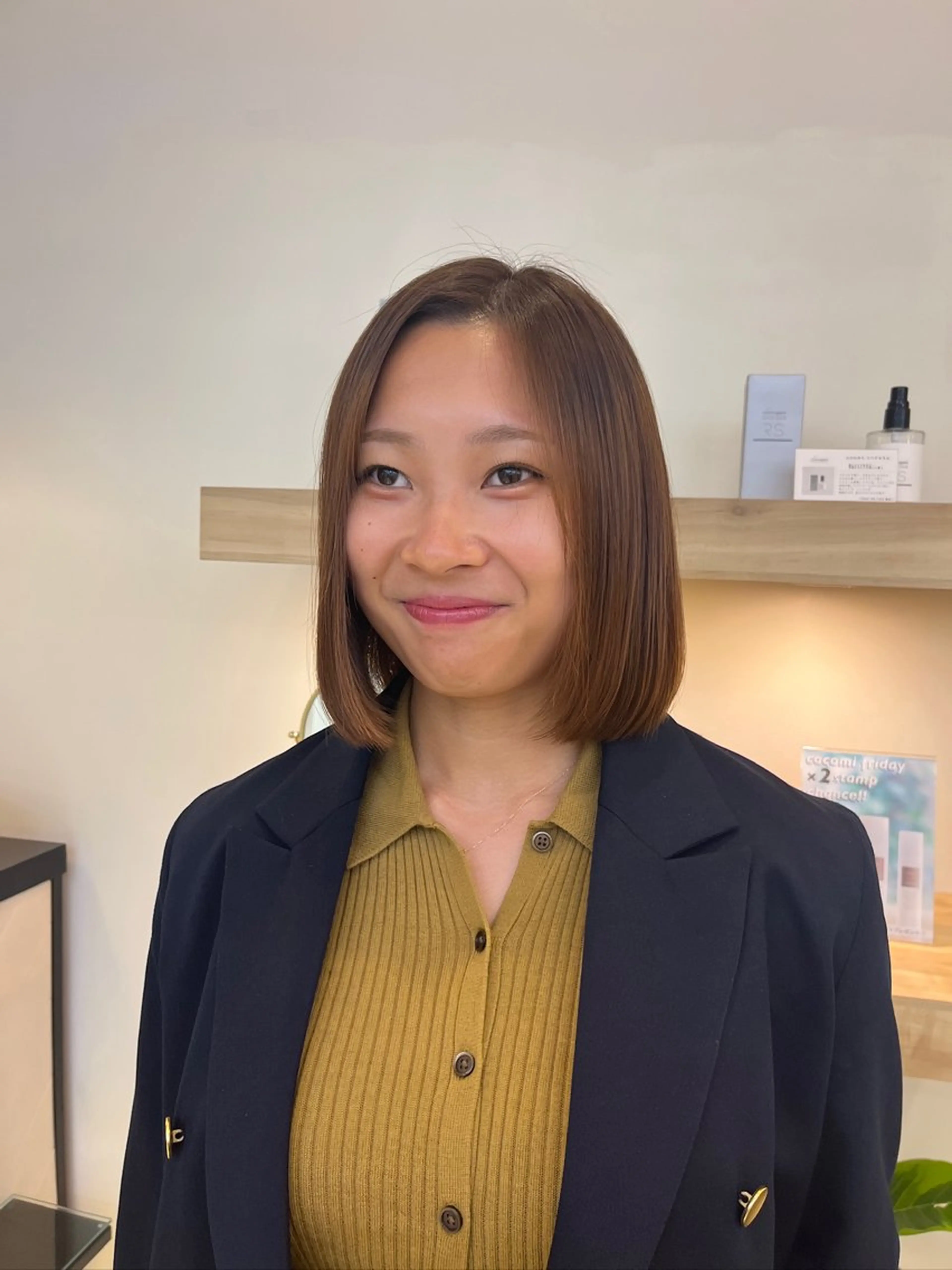 ショート カラー ヘアカラー 暖色カラー🍒スパ/ canna‎🤎のヘアスタイル