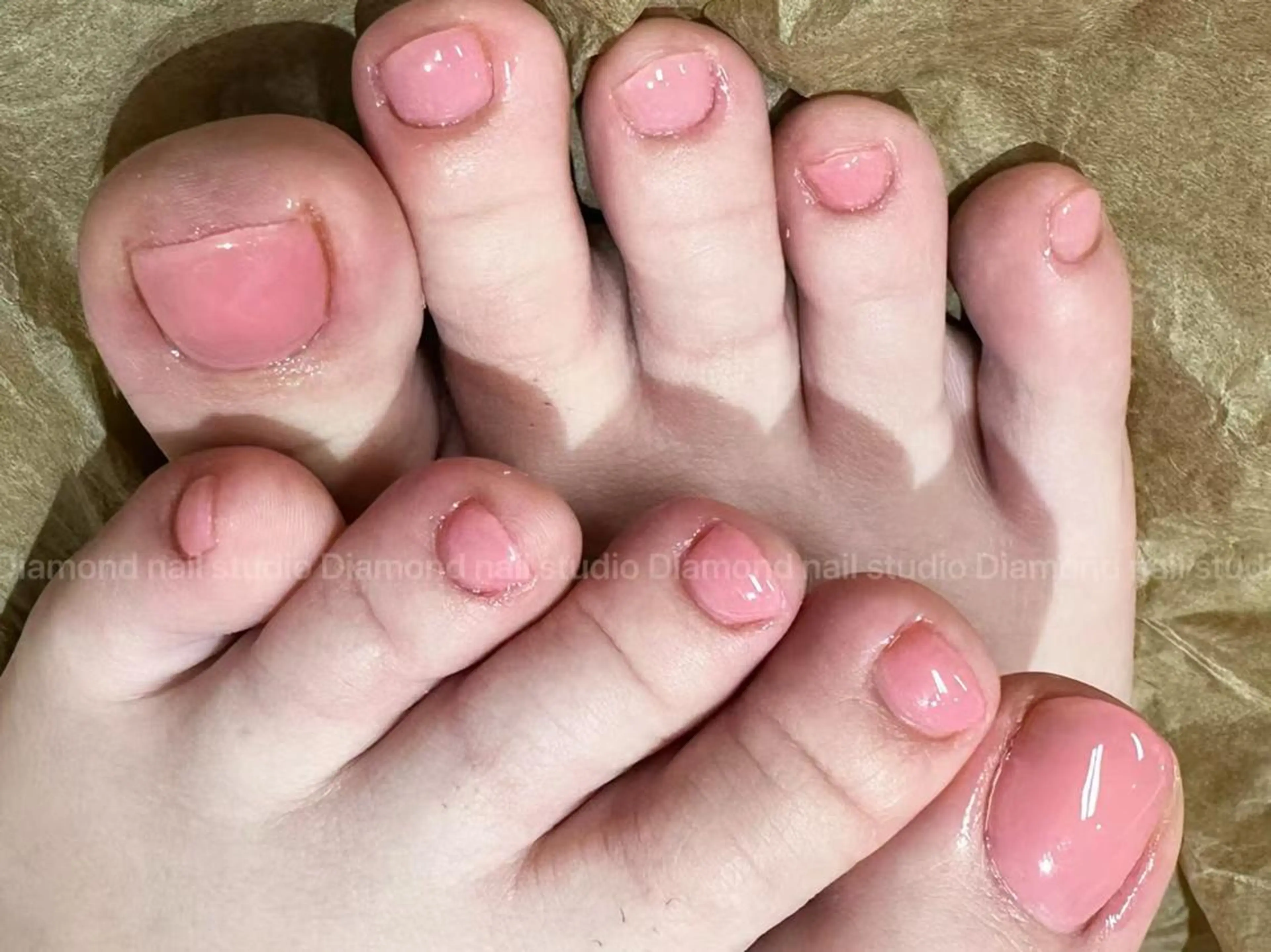 ネイル アートネイル オーロラネイル ガーリー キラキラネイル 韓国ネイル フットネイル Diamond ✨のネイルデザイン