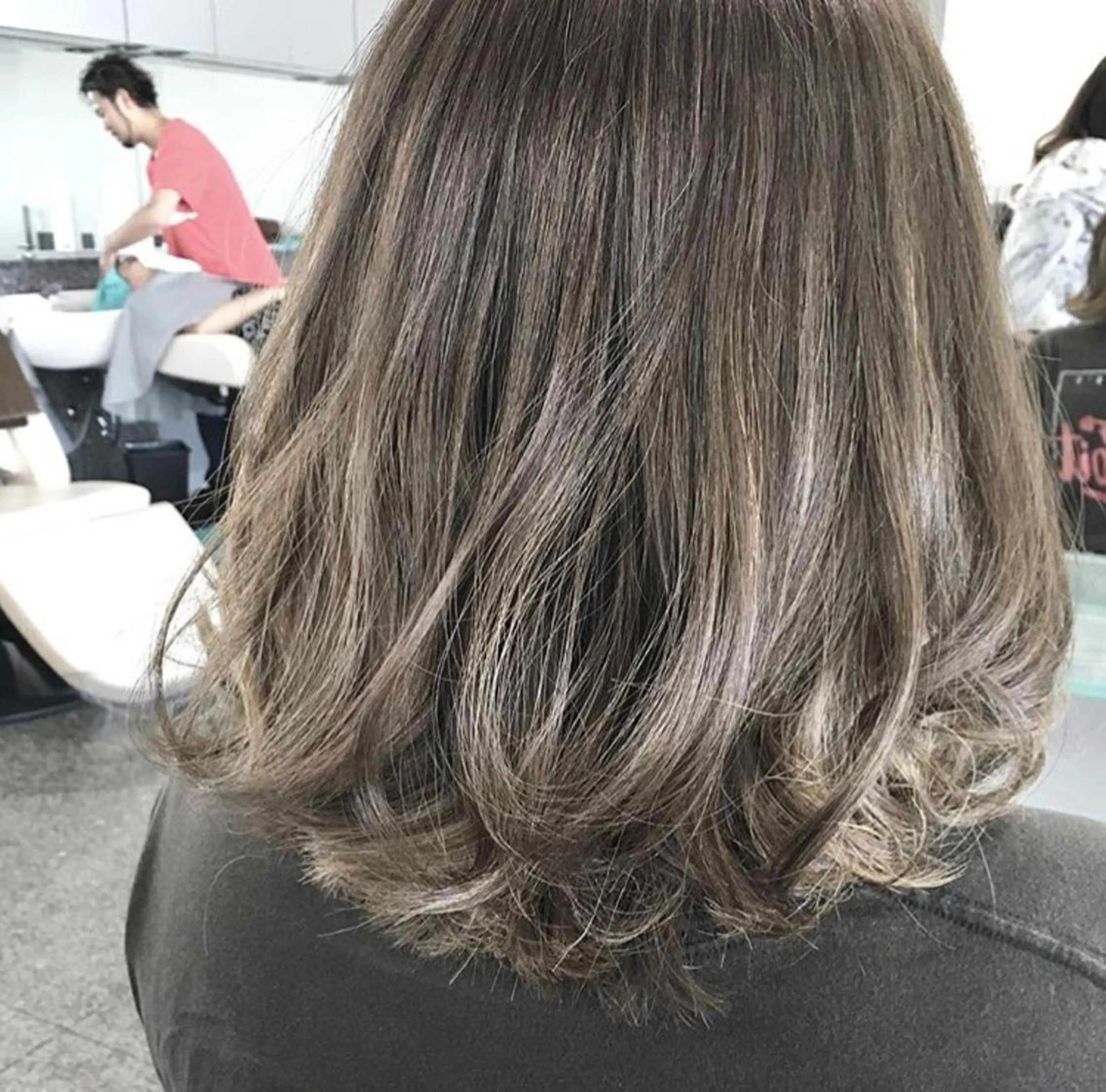 ミディアム カラー パーマ 河合秀明/ショート /ボブ/レイヤーのヘアスタイル