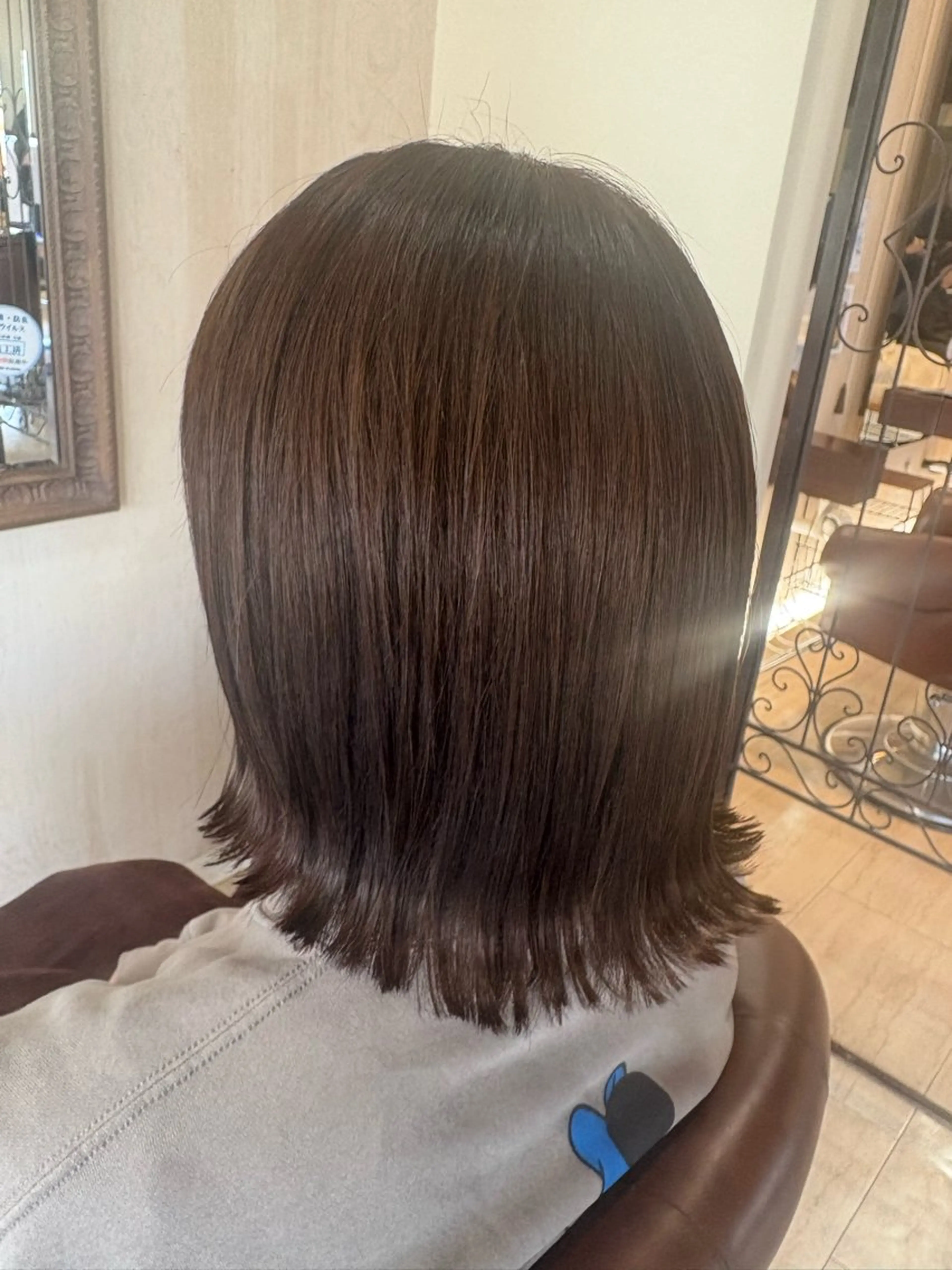 ミディアム スピンヘアー亀岡店 あまかわです！のヘアスタイル