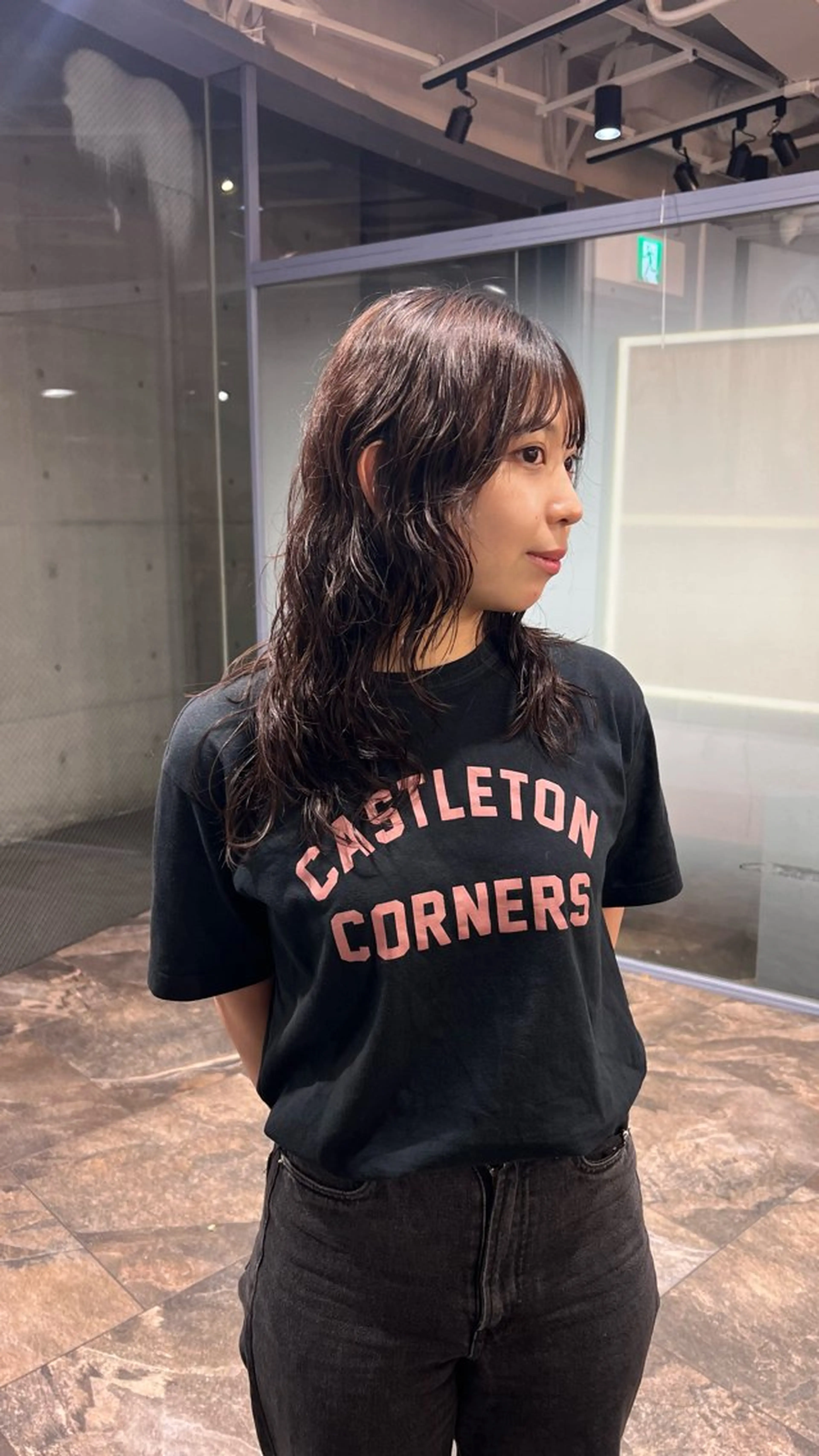 ミディアム パーマ ANTI KAHOのヘアスタイル