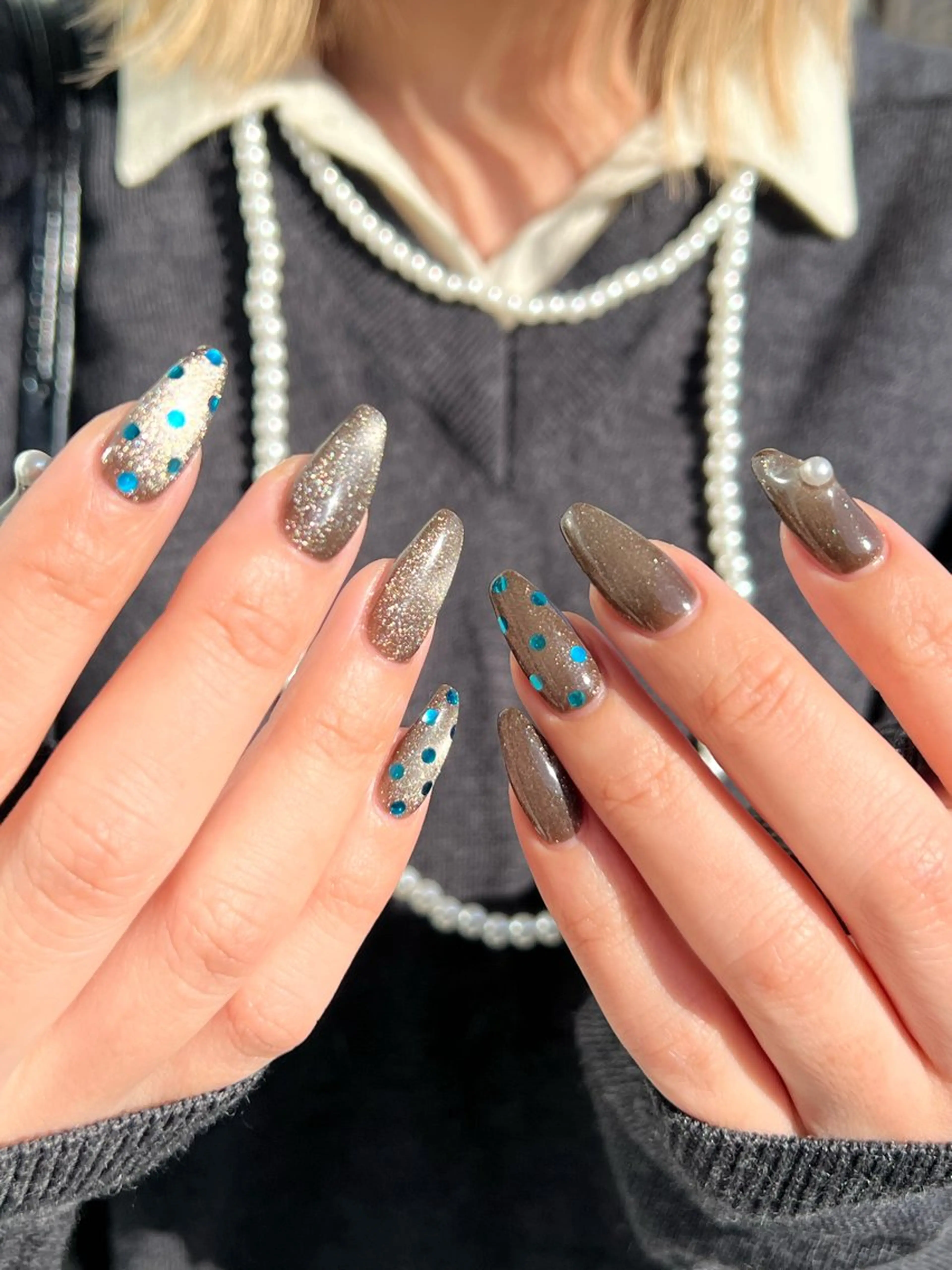 ネイル ハンドネイル Allure小山店 Nagisaのネイルデザイン