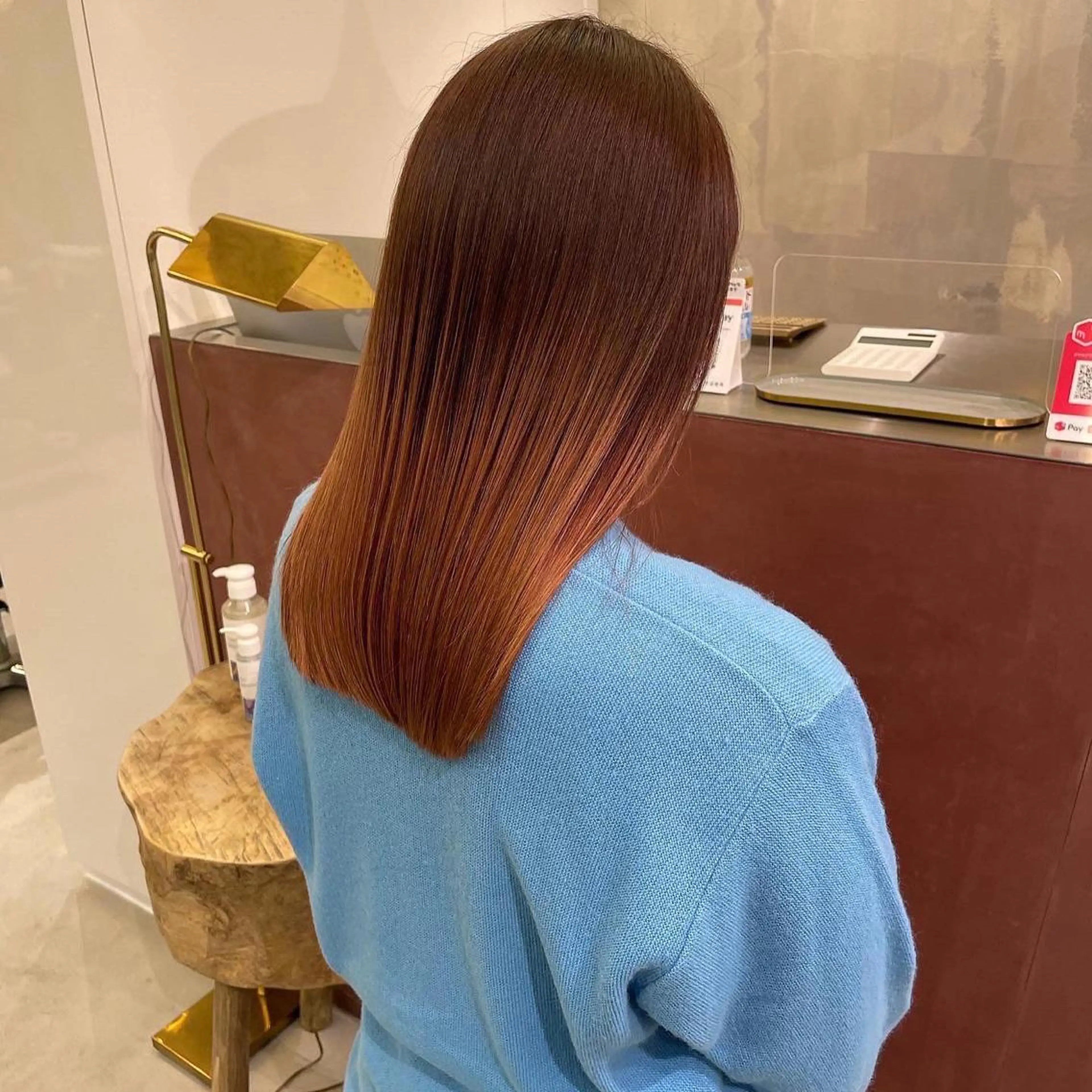 セミロング 髪質改善 トリートメント CYAN by artefice所属・千原 海颯のヘアスタイル