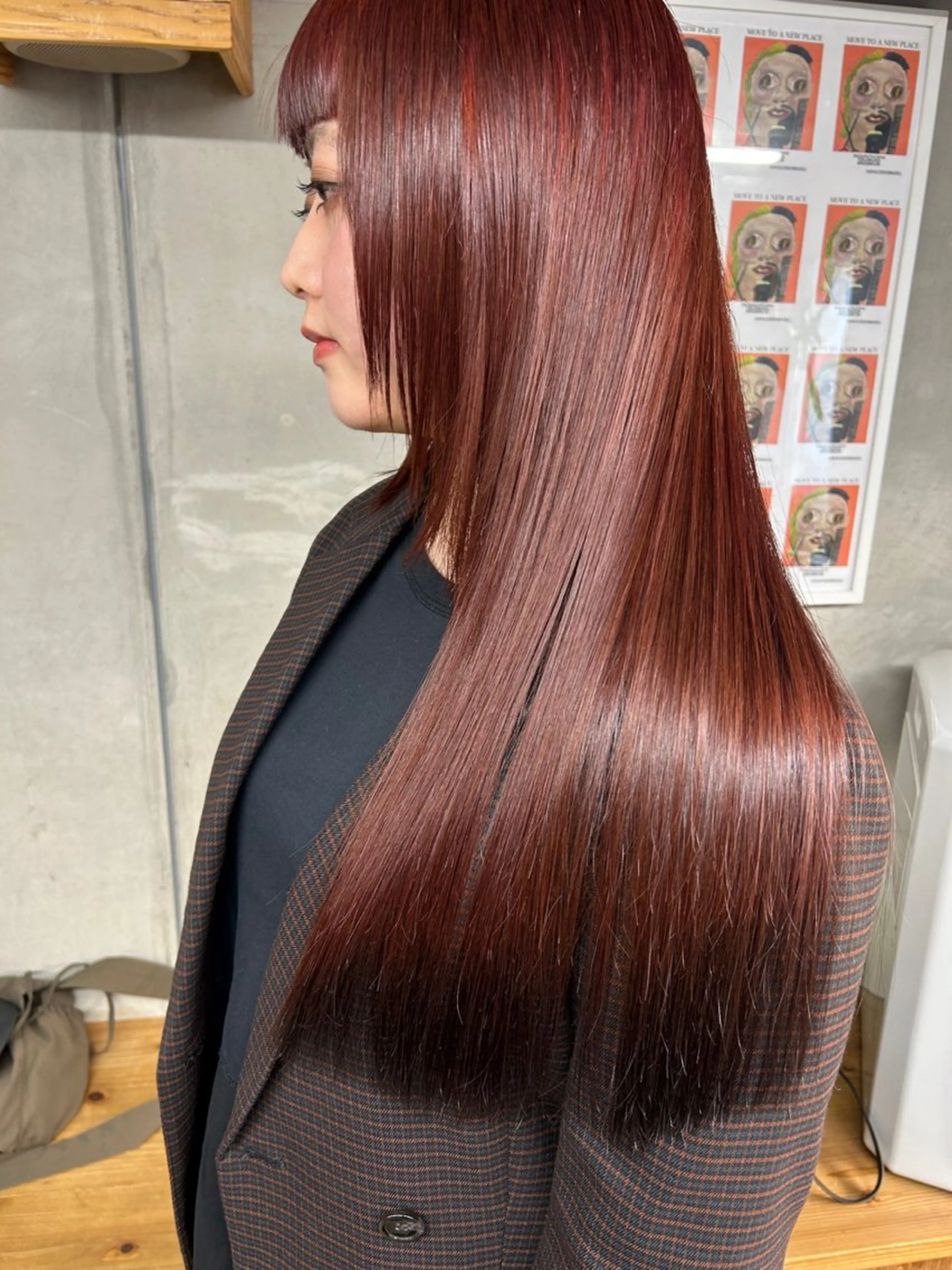 ロング カラー BRUNTJET所属・MAEDA MADOKAのヘアスタイル