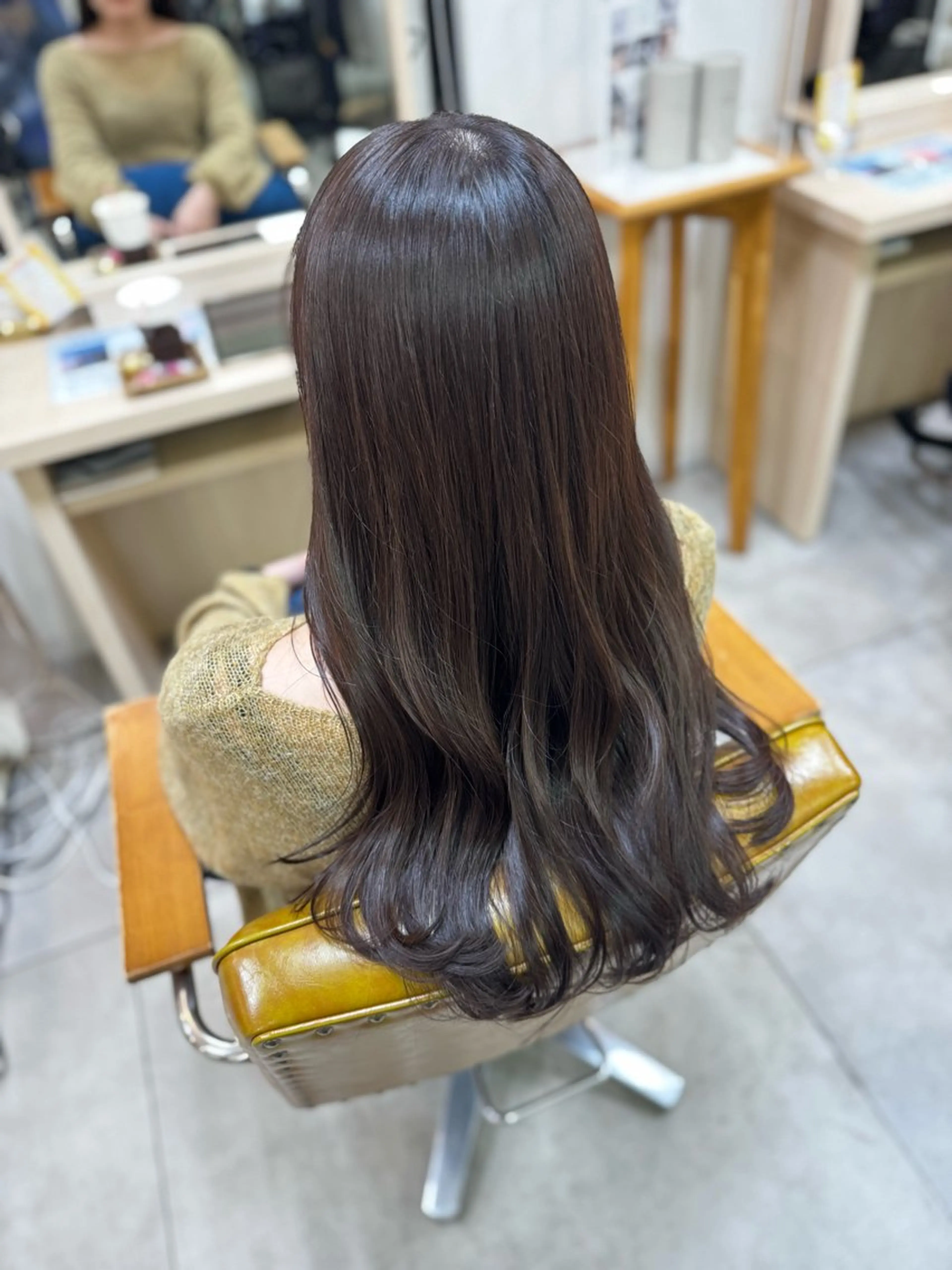 ロング レイヤーカット カット ヘアカラー 金山/レイヤー カット/Hikariのヘアスタイル