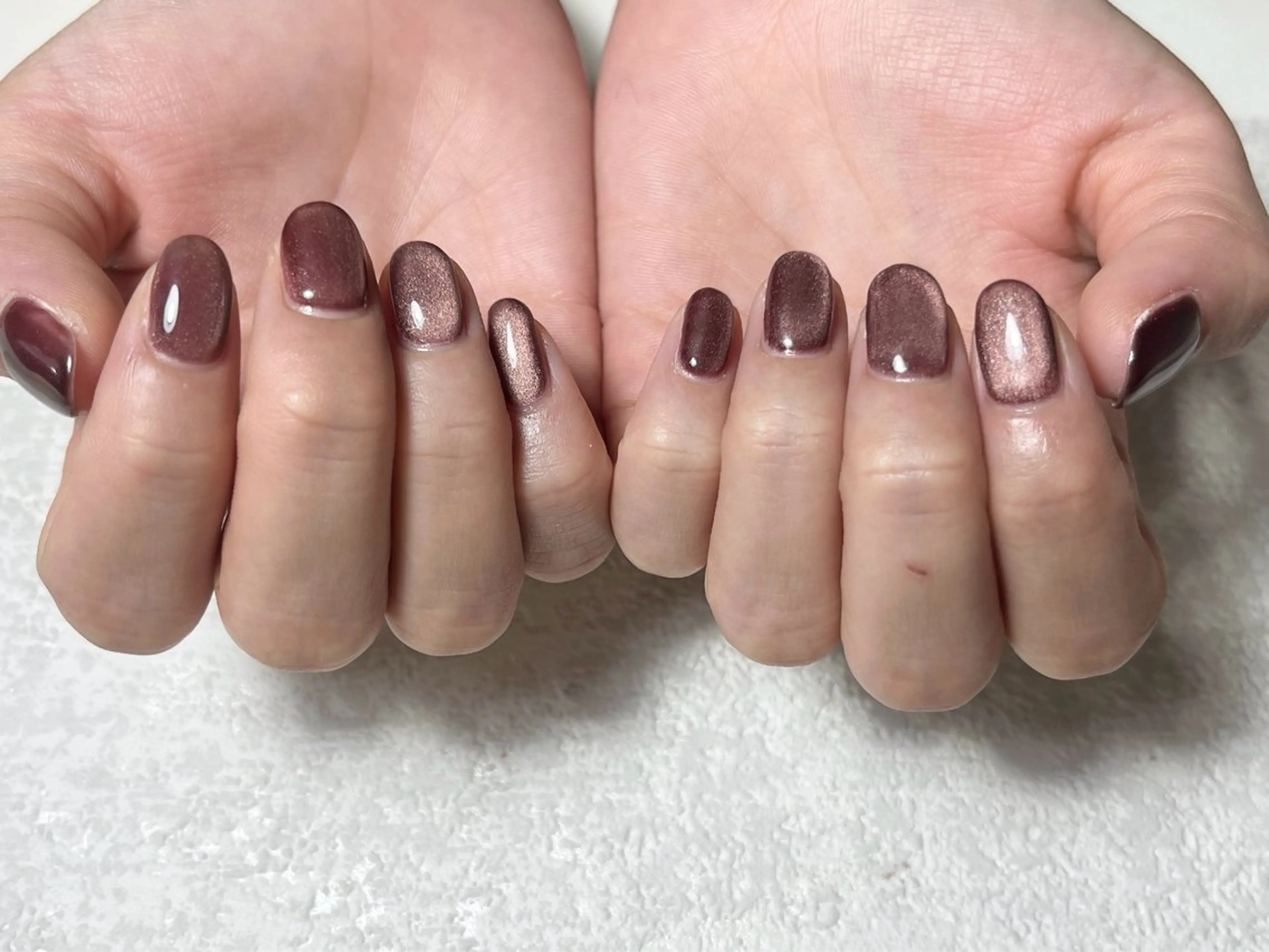 ネイル オーロラネイル フットネイル フレンチネイル ジェルネイル 韓国ネイル kikinail 溝の口のネイルデザイン