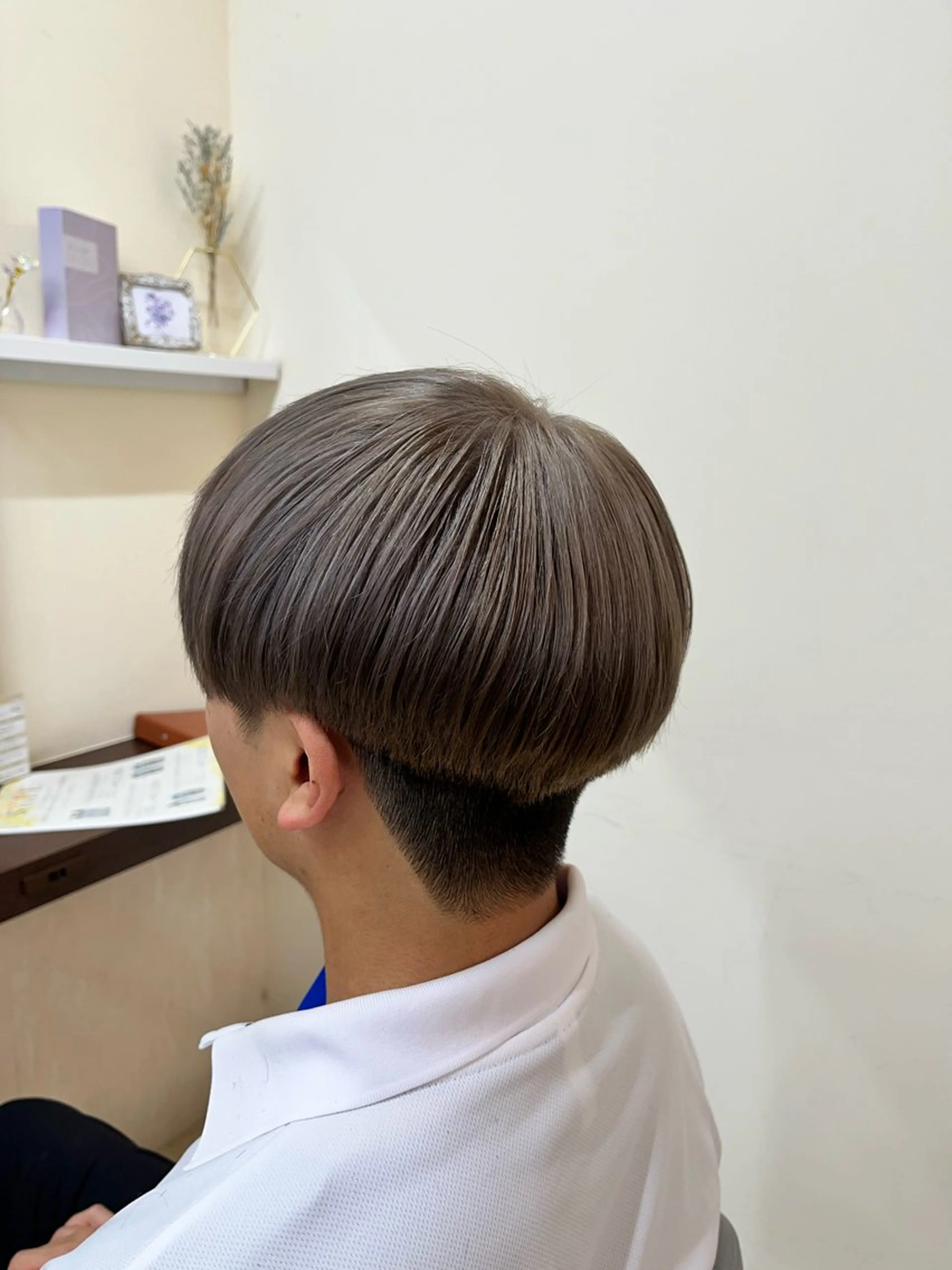 ショート パーマ メンズ マッシュ 刈り上げ AROH  men's cut&men's perm 船橋店所属・🧊メンズ特化🧊 高木航希のヘアスタイル