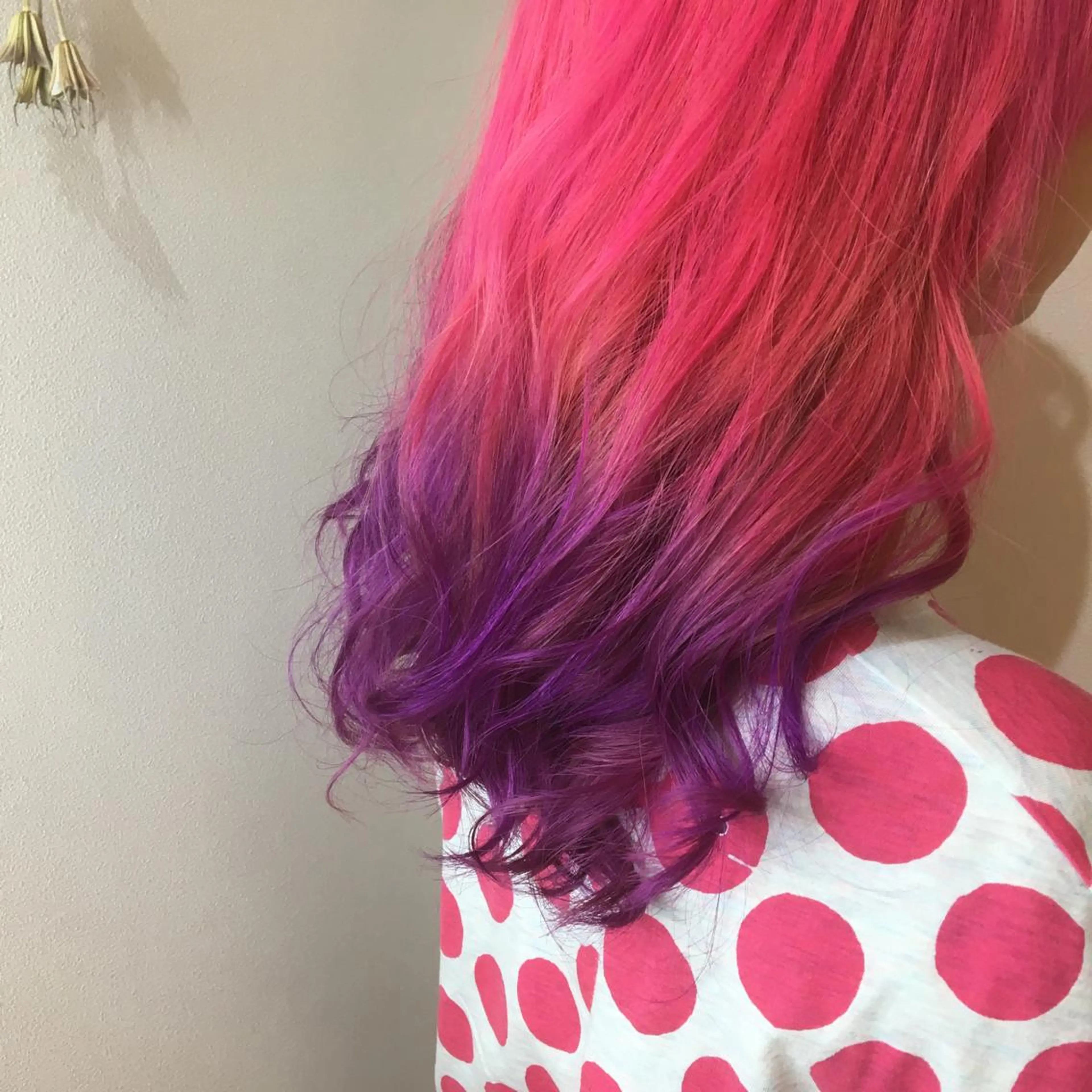 ロング カラー ブリーチ 髪質改善 頭身浴/ 中田のヘアスタイル