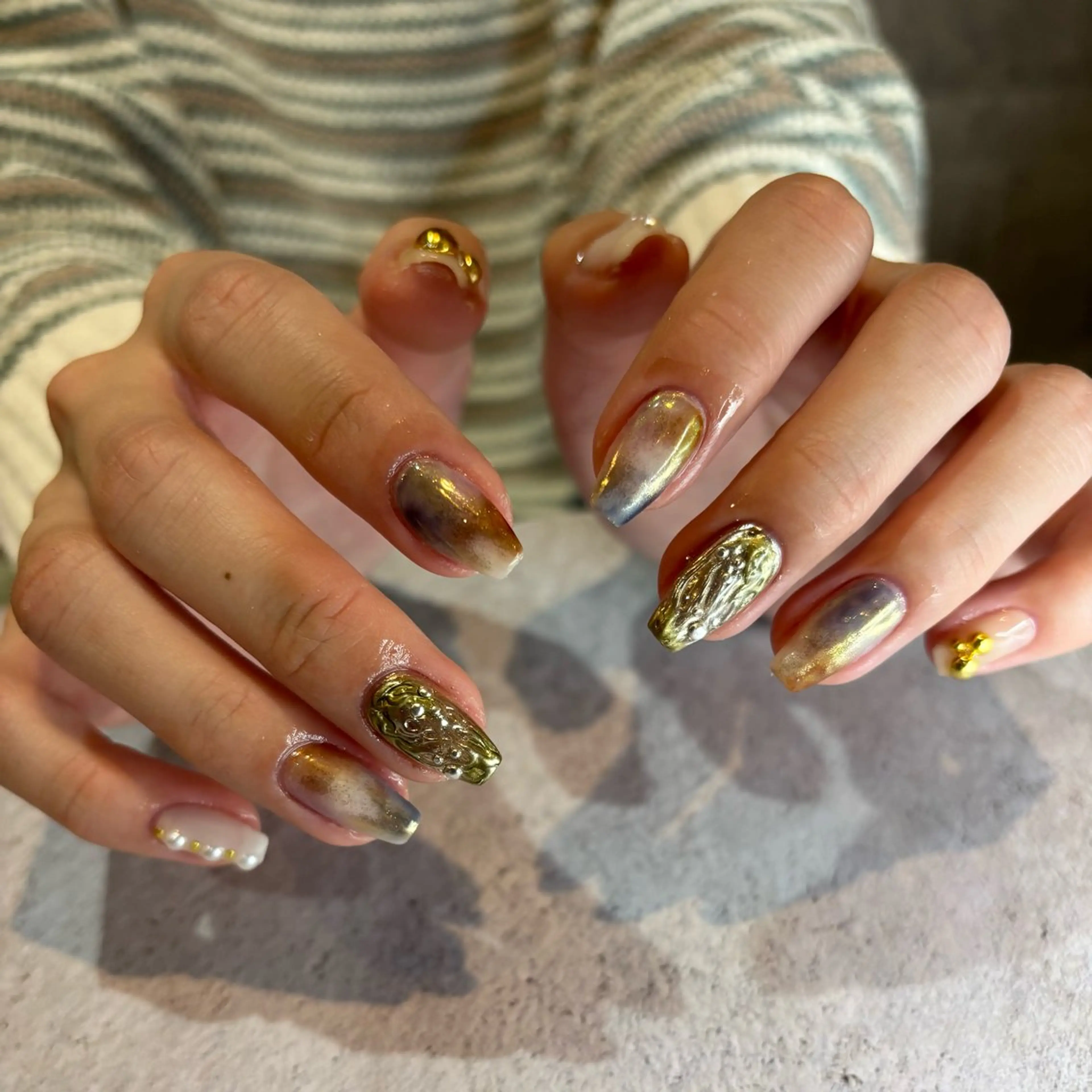 ネイル Lusso🍃 Ayaneのネイルデザイン