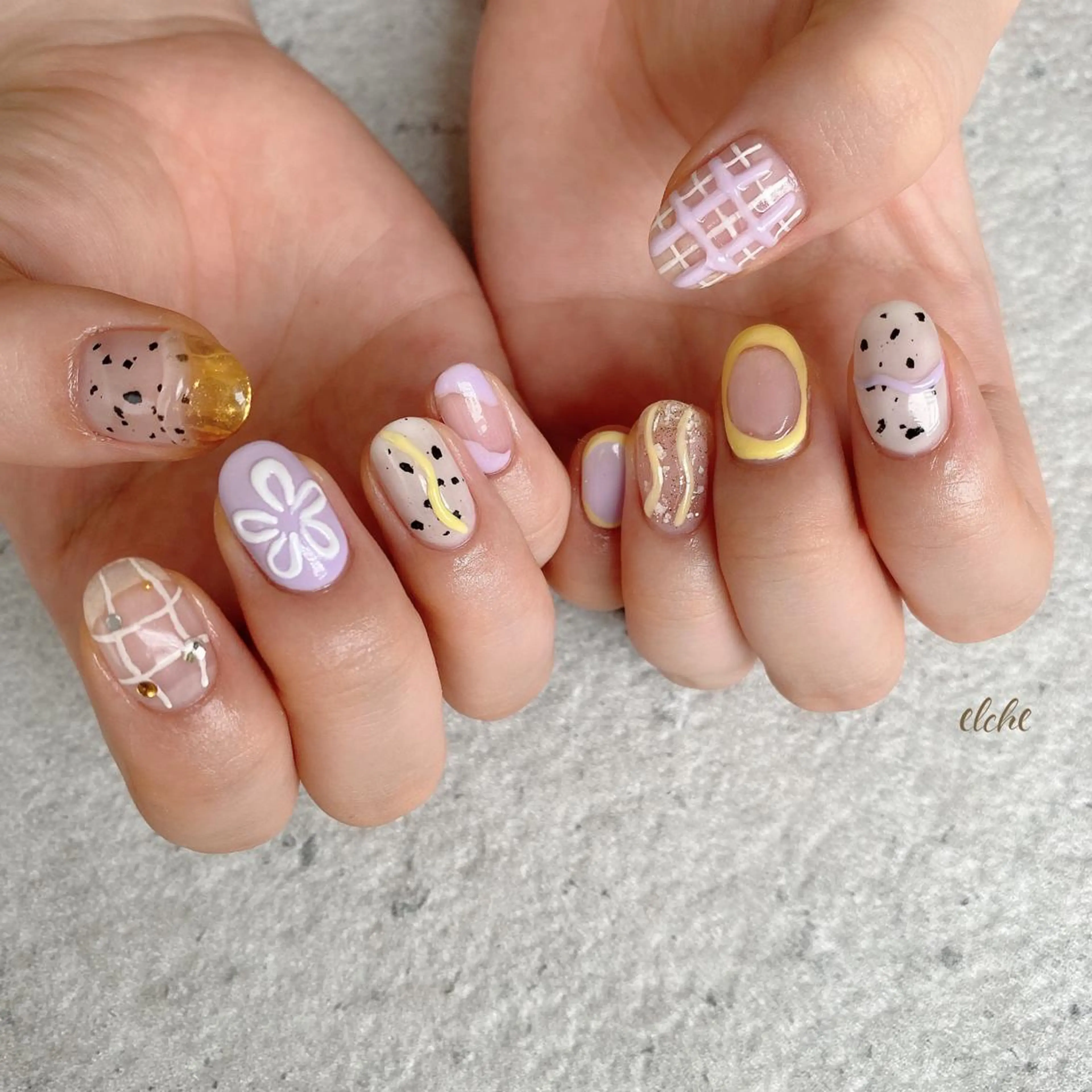 ネイル Rio 𓍼のネイルデザイン