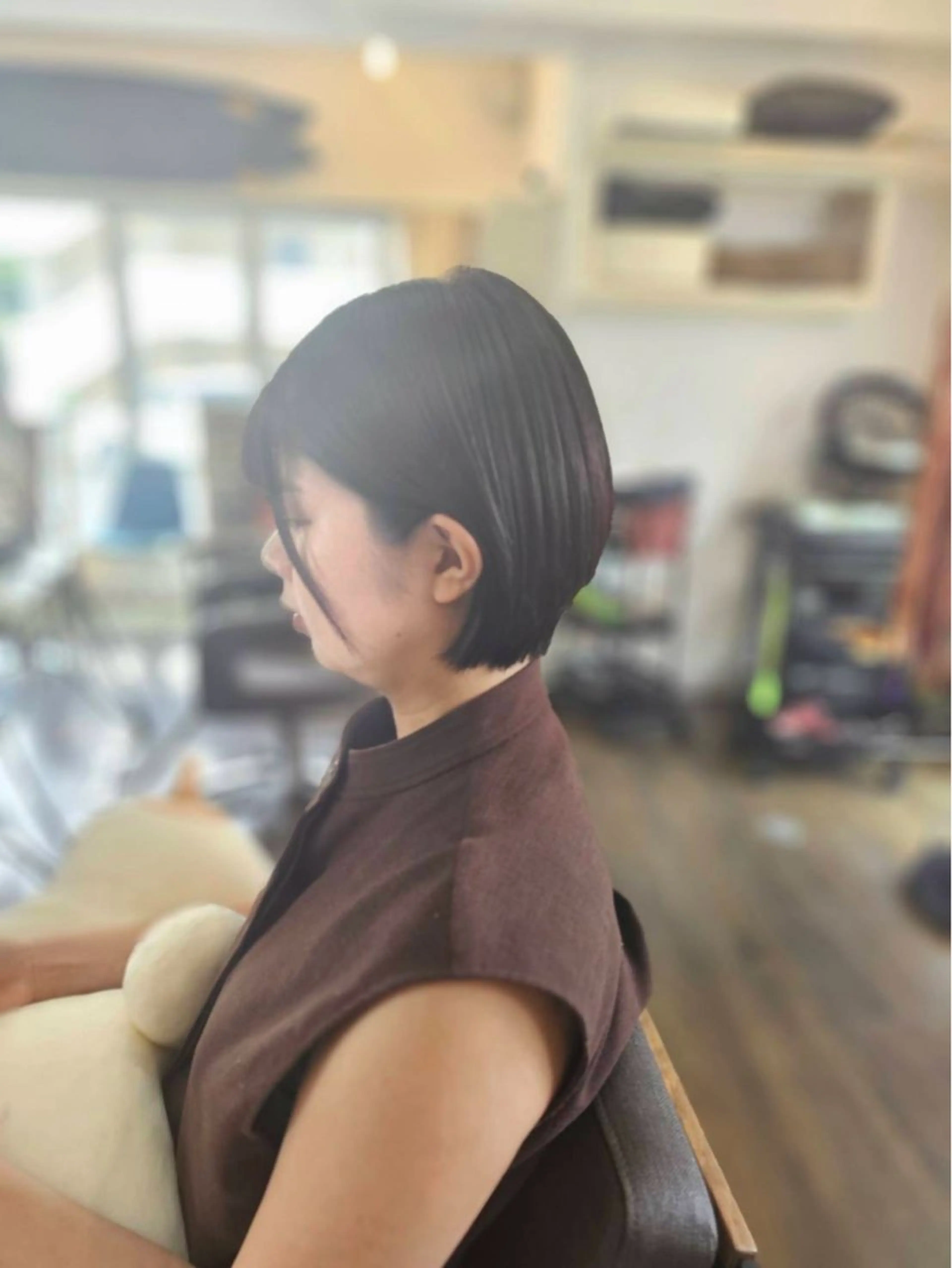 ミディアム カラー 楽流頭ofhair mikuのヘアスタイル