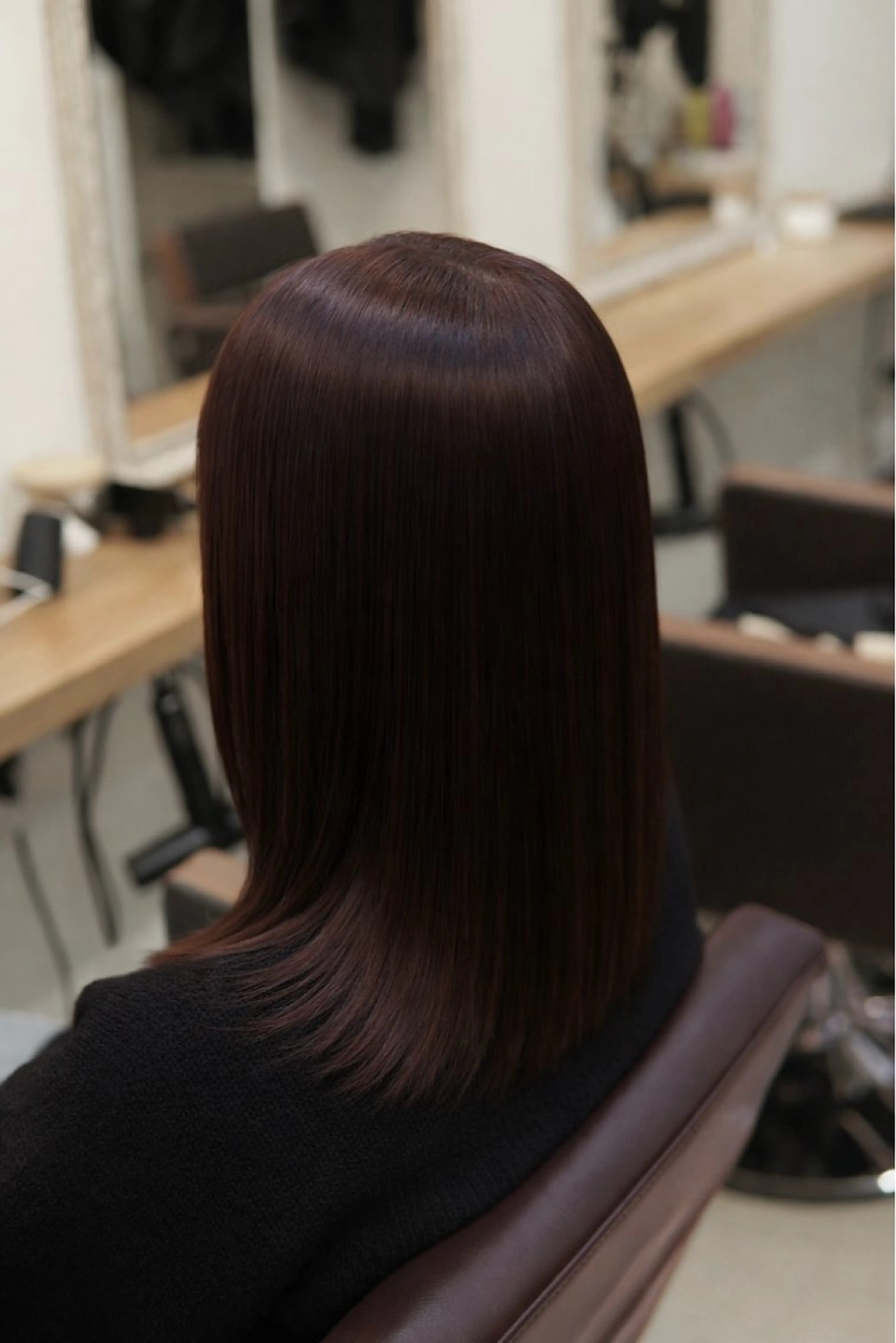 ミディアム ラベンダーブラウン ヘアカラー トリートメント Himika🌻 髪質改善✨のヘアスタイル