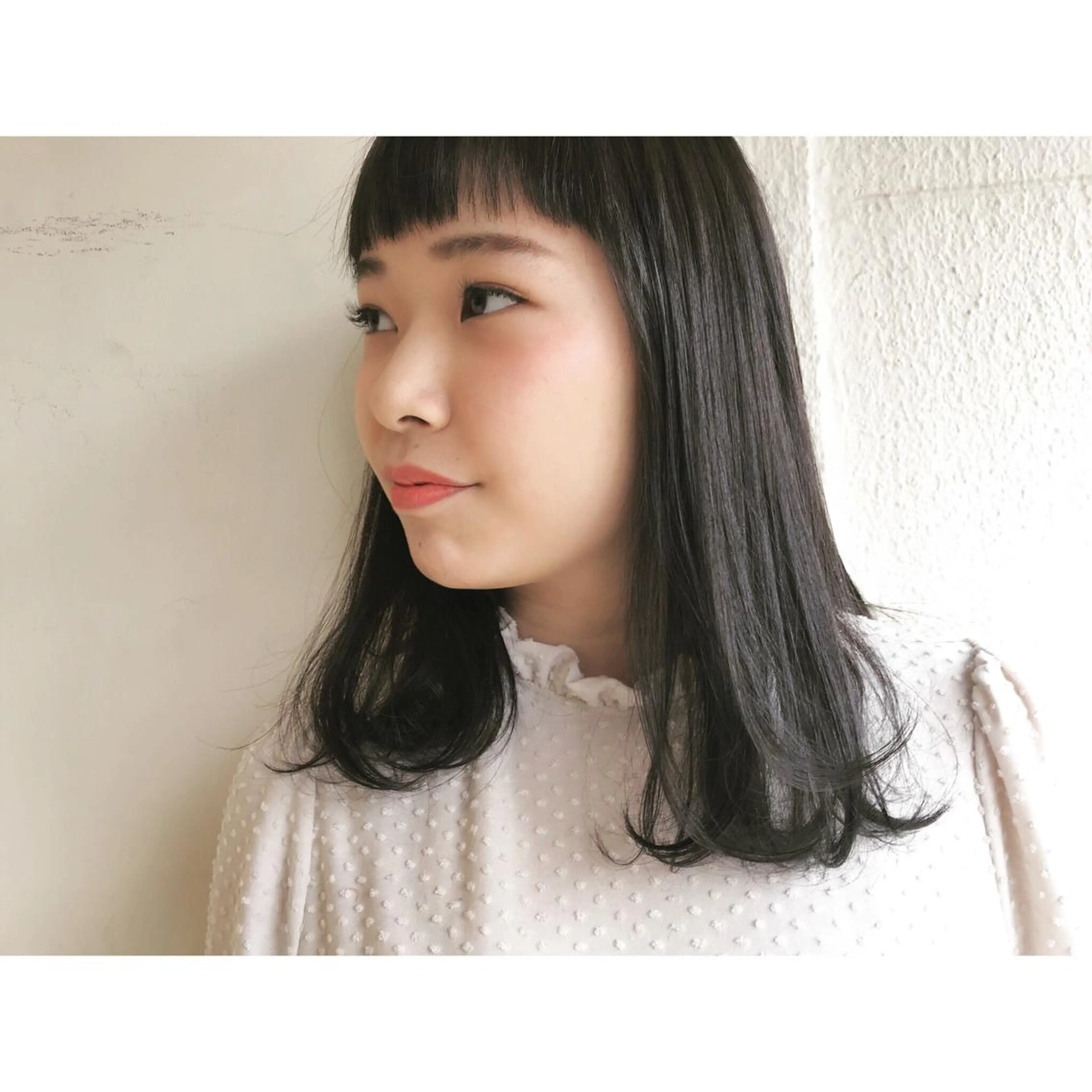 ミディアム パーマ ミディアムパーマ カット ヘアカラー Musiiik hairのヘアスタイル