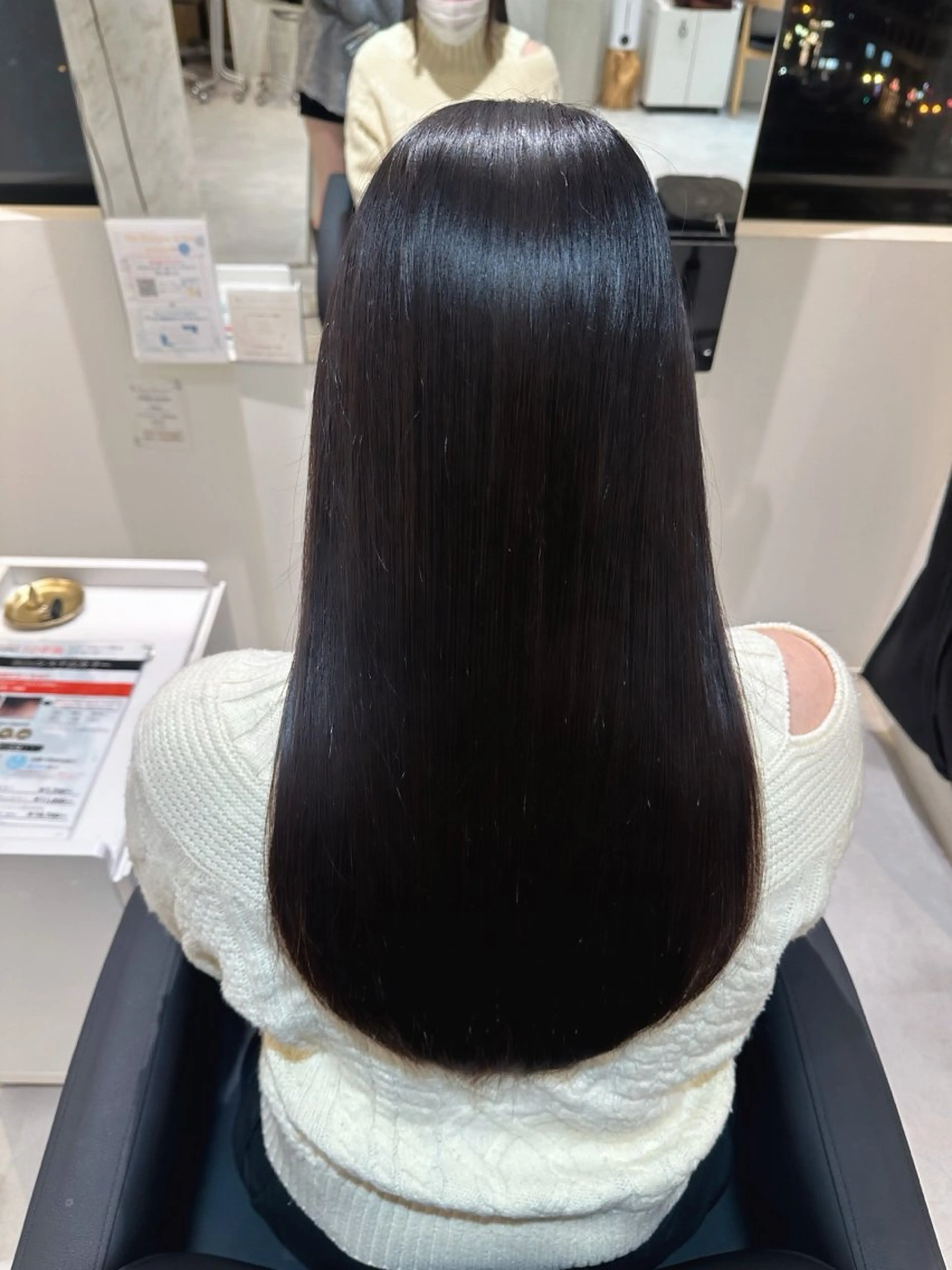 セミロング 縮毛矯正 髪質改善店🪄.⋆⟡ SAKIのヘアスタイル