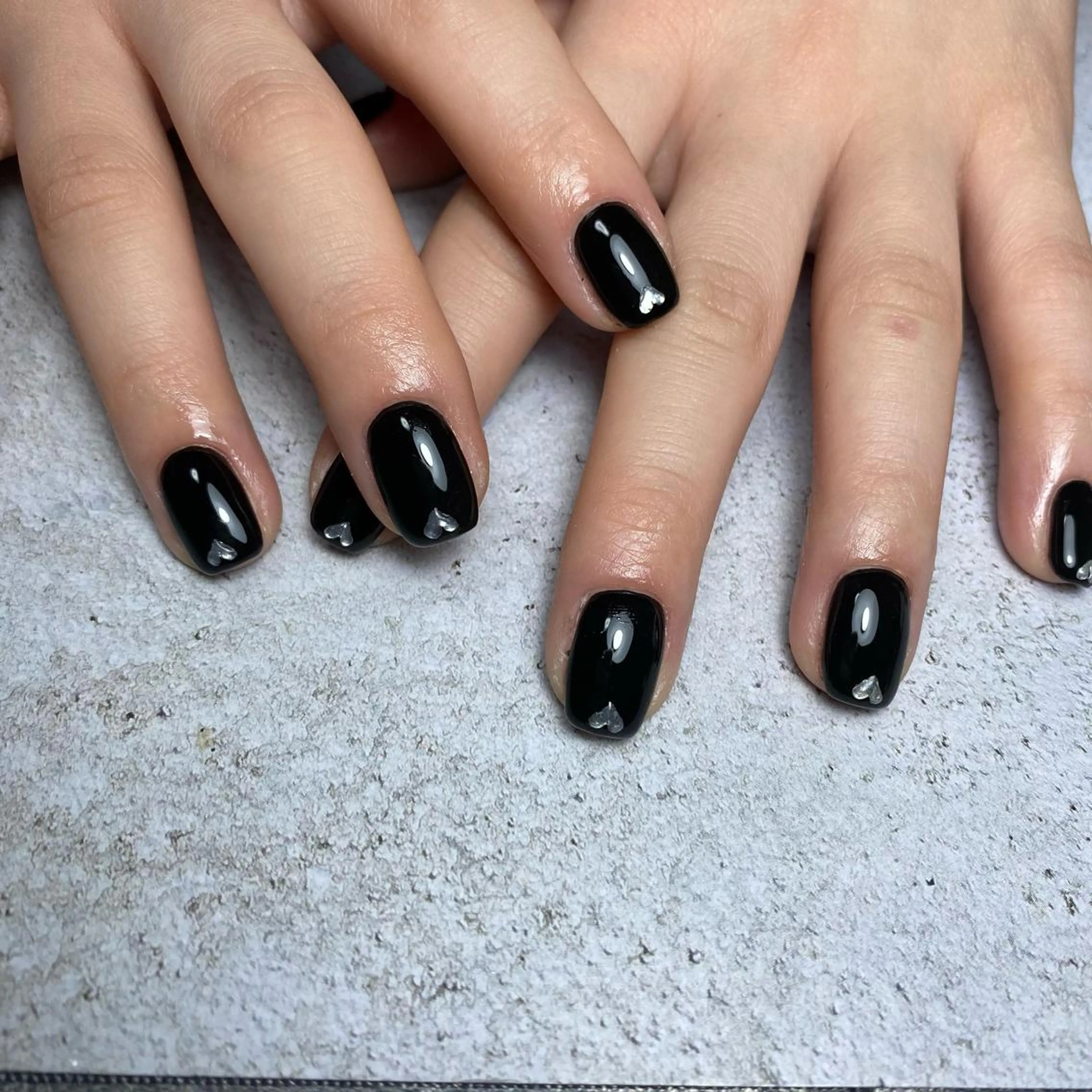 ネイル ハート ハンドネイル Re:Smil所属・☺︎ NOZOMI☺︎のネイルデザイン