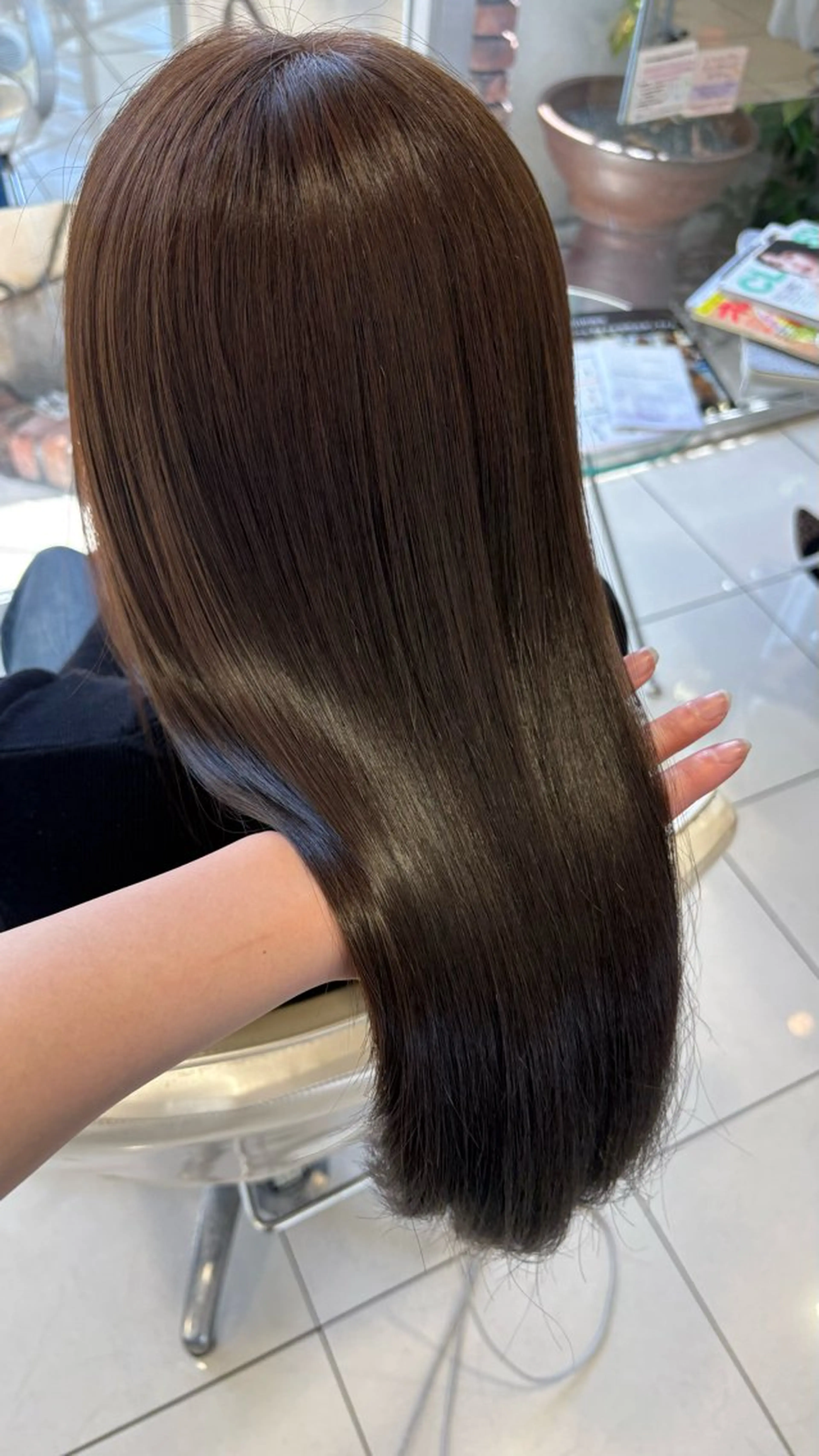 ロング ヘアカラー トリートメント 盛れる韓国ヘア🩰/ 透明感カラー/華のヘアスタイル