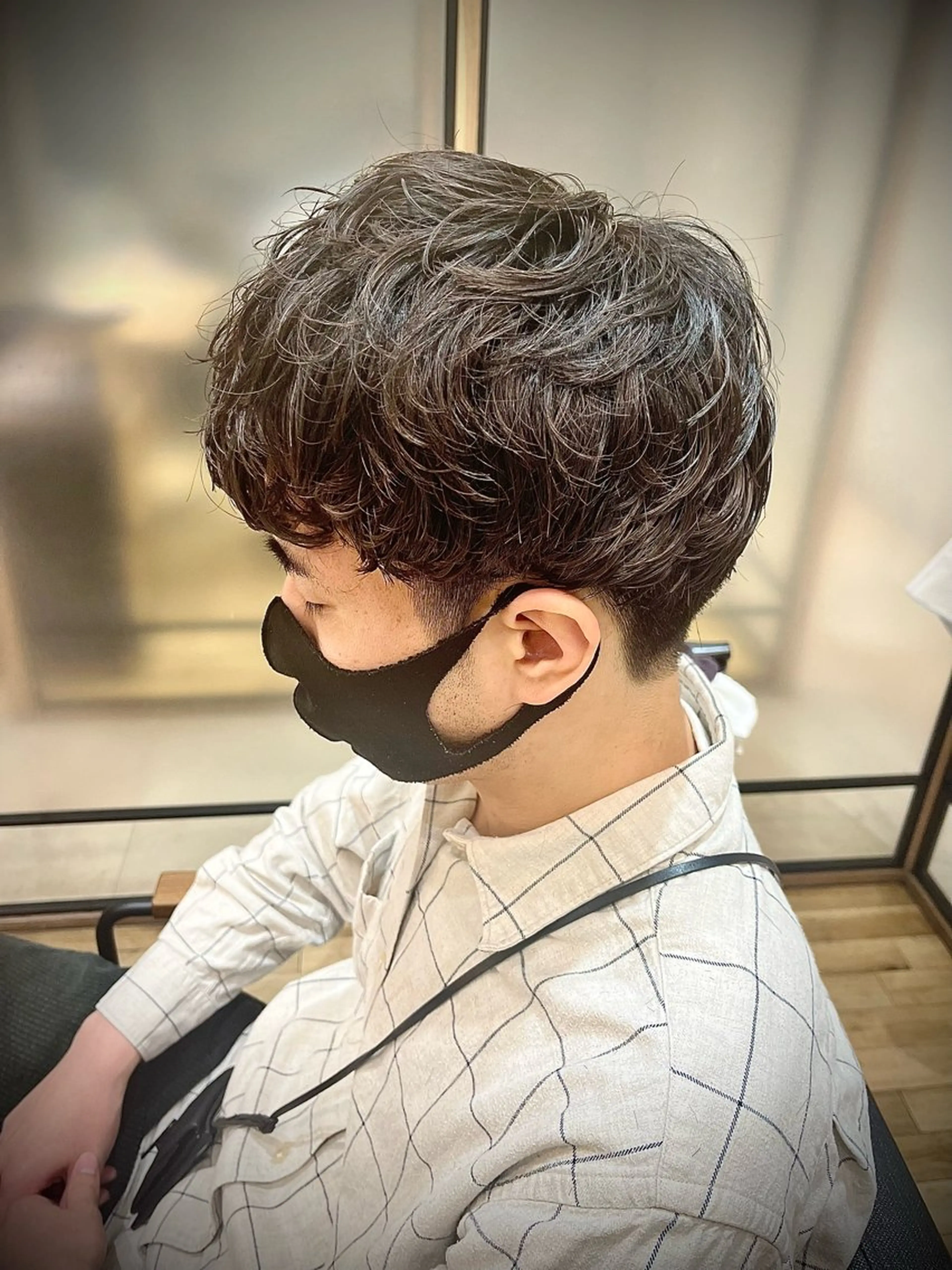 パーマ メンズ メンズパーマ ニュアンスパーマ カット パーマ 🟦メンズ特化🟦 たかしま　あさひのヘアスタイル