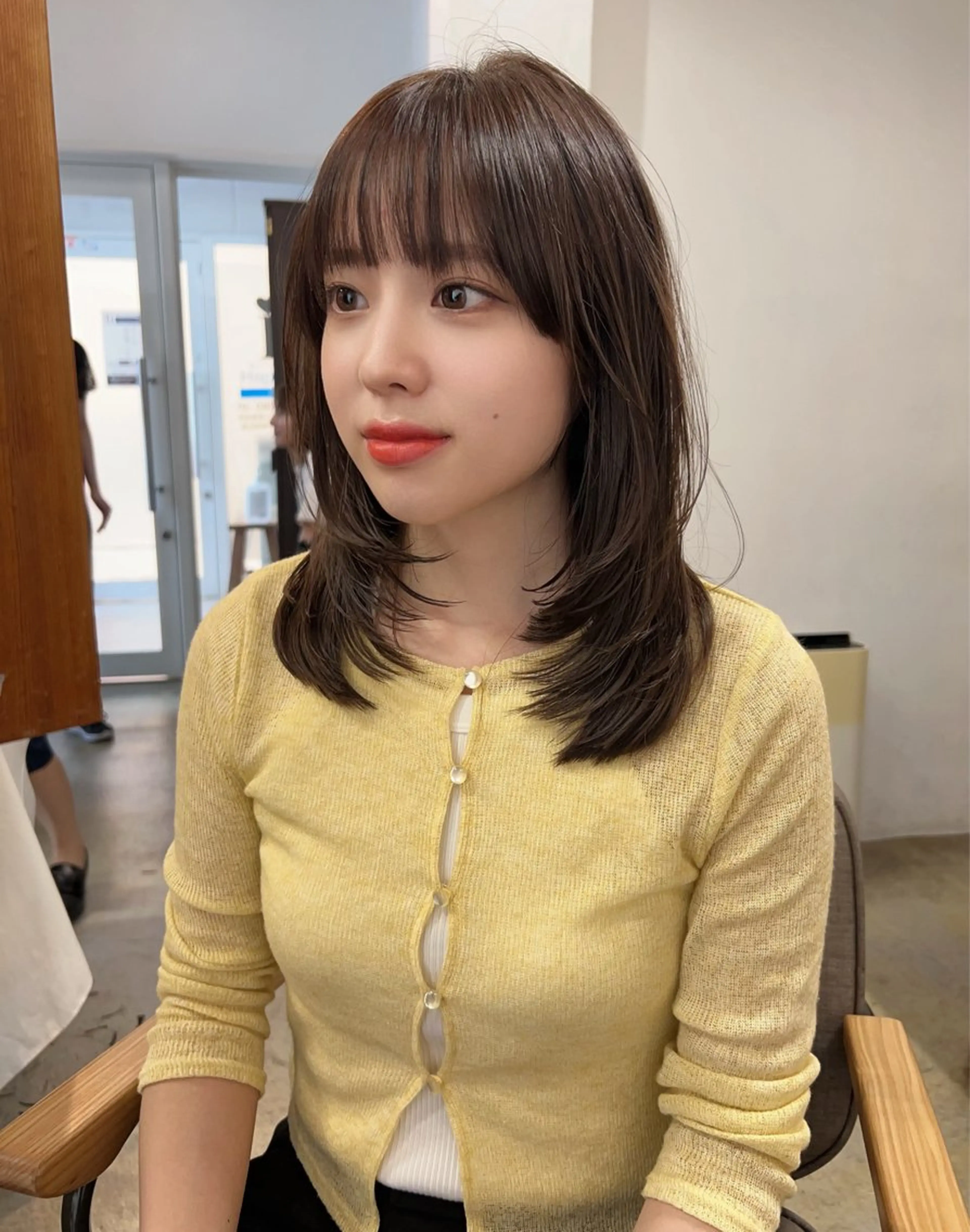 ミディアム カット トリートメント 韓国レイヤー/ハイ トーン/優太のヘアスタイル