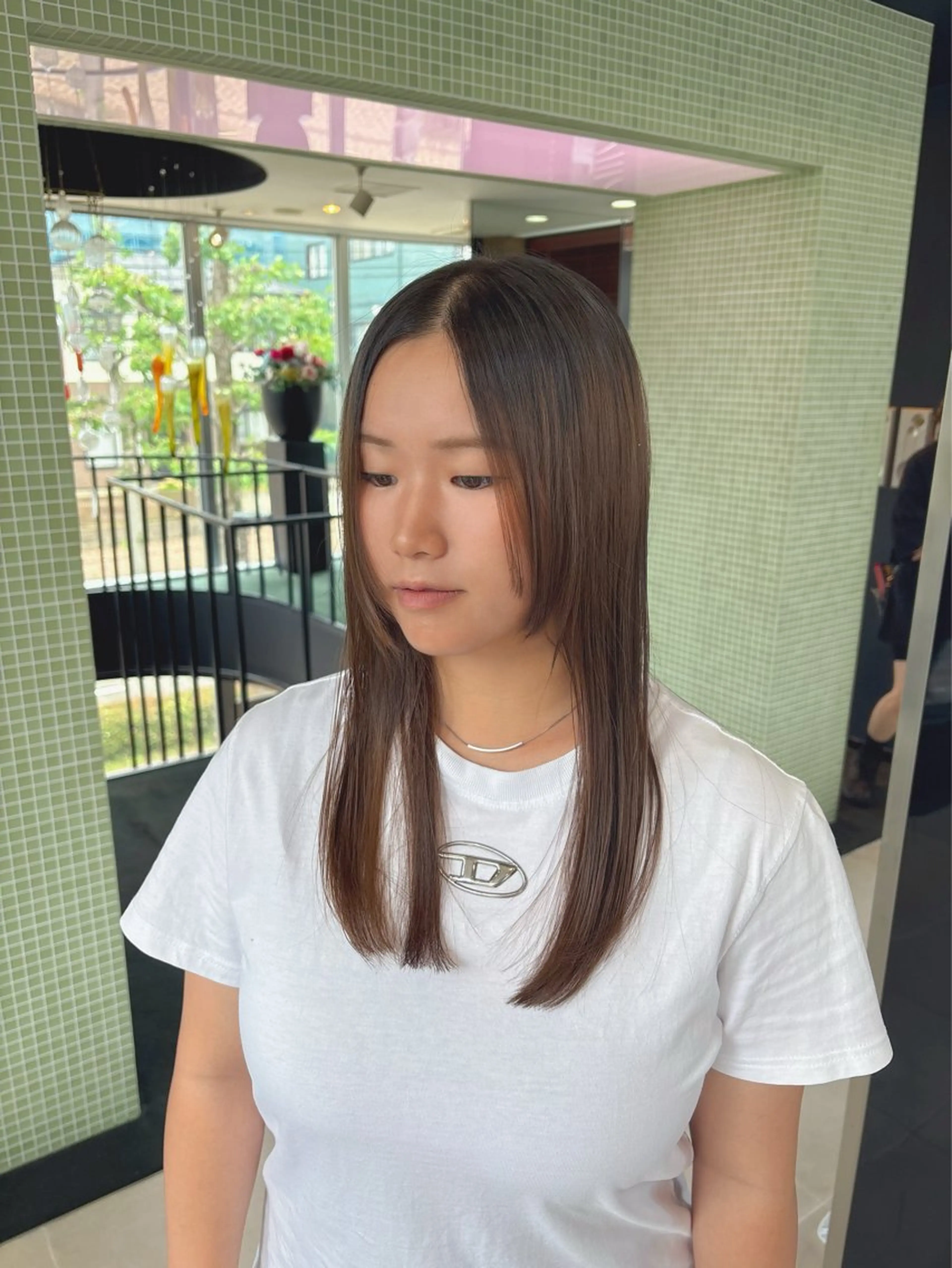 ロング レイヤーカット 武田 美羽のヘアスタイル