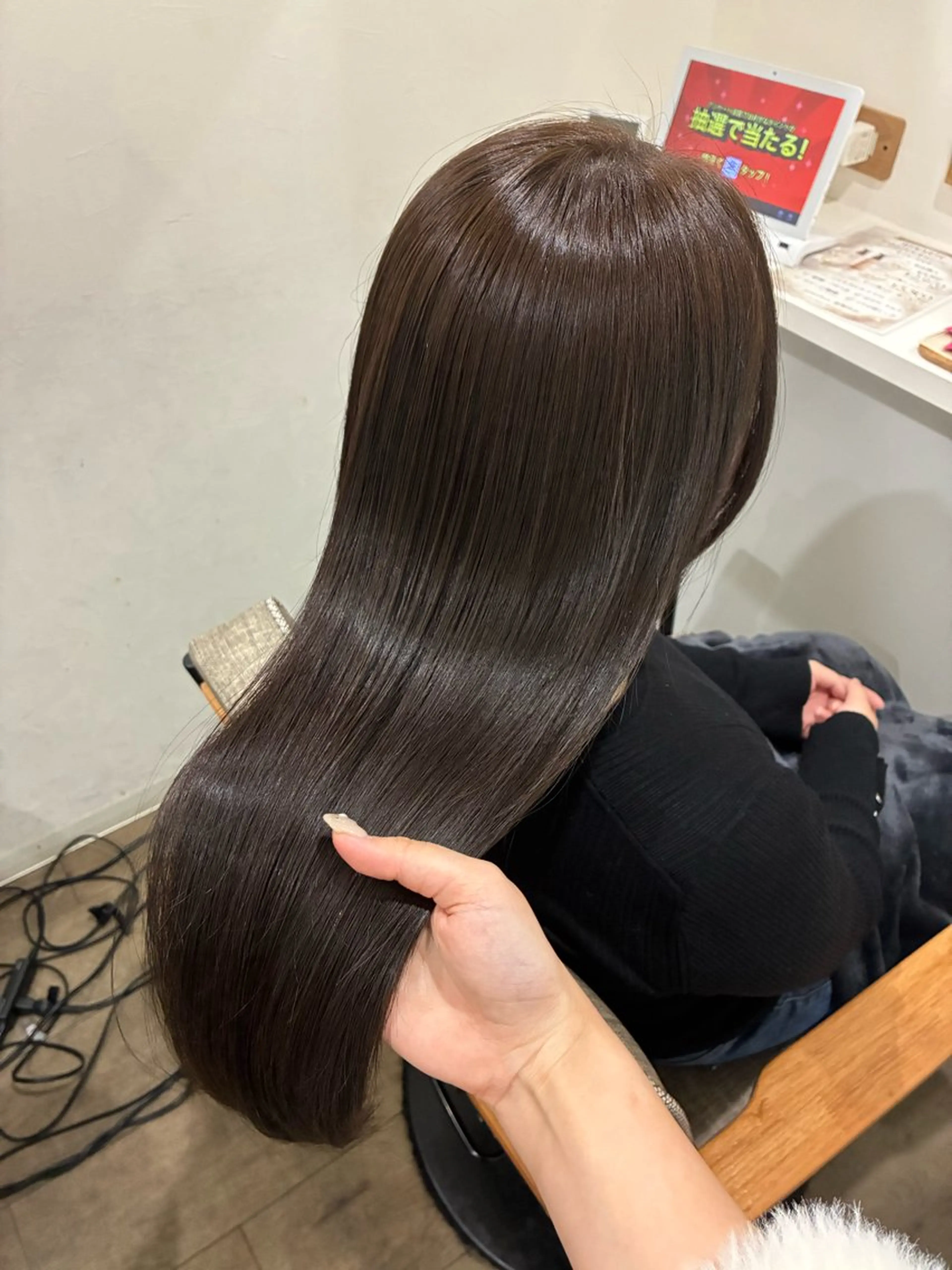 ロング カット ヘアカラー トリートメント 髪質改善jewelbox 〜私のトリートメント〜 東梅田店所属・髪質改善/ボブ/梅田 runa_ニュアンスのヘアスタイル