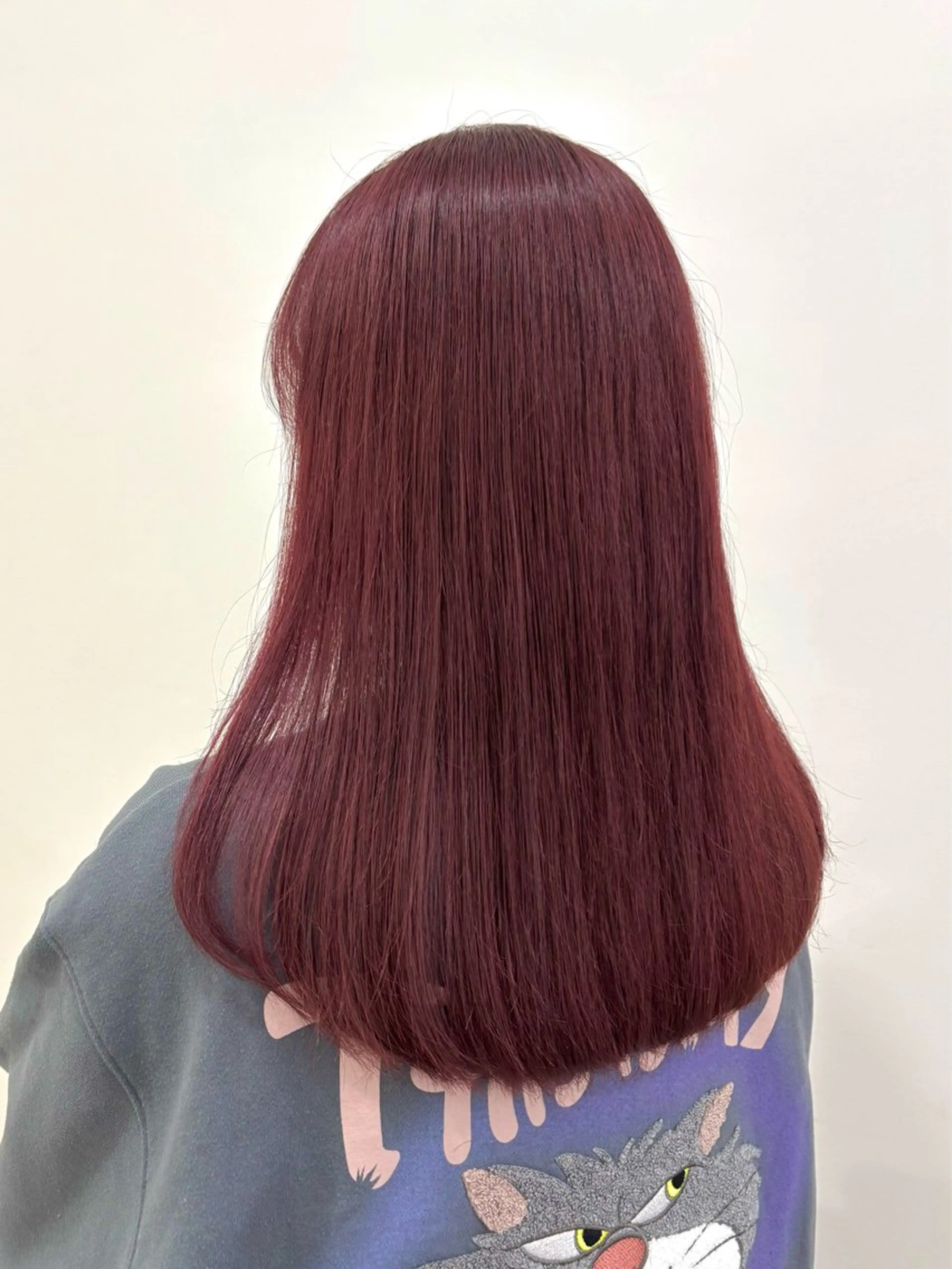 セミロング カット ヘアカラー トリートメント 🎀暖色カラー／ボブ 🎀MOMONAのヘアスタイル