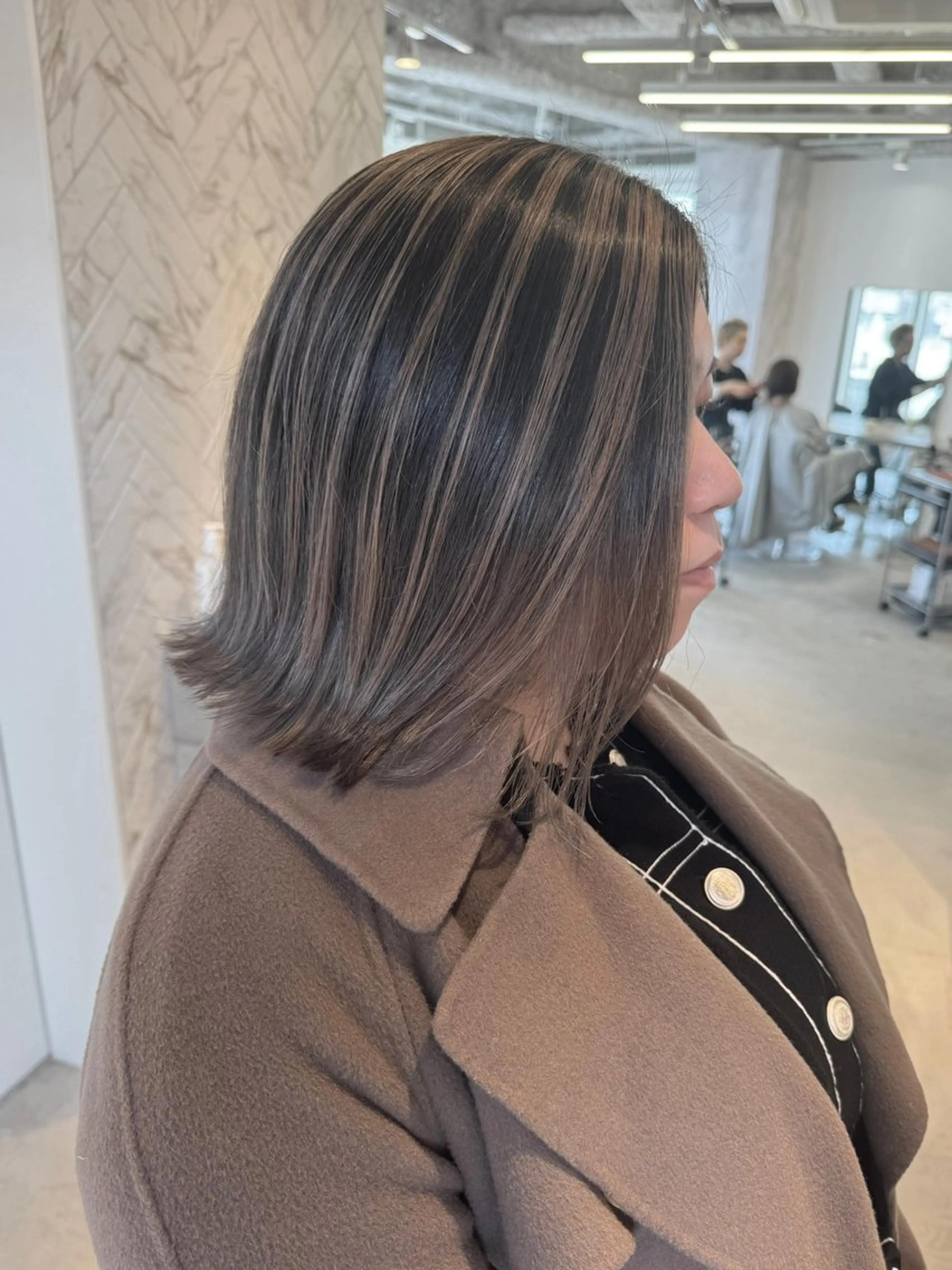 ショート カラー カット ヘアカラー 店長　MANAMI ／ブリーチ／骨格ボブのヘアスタイル