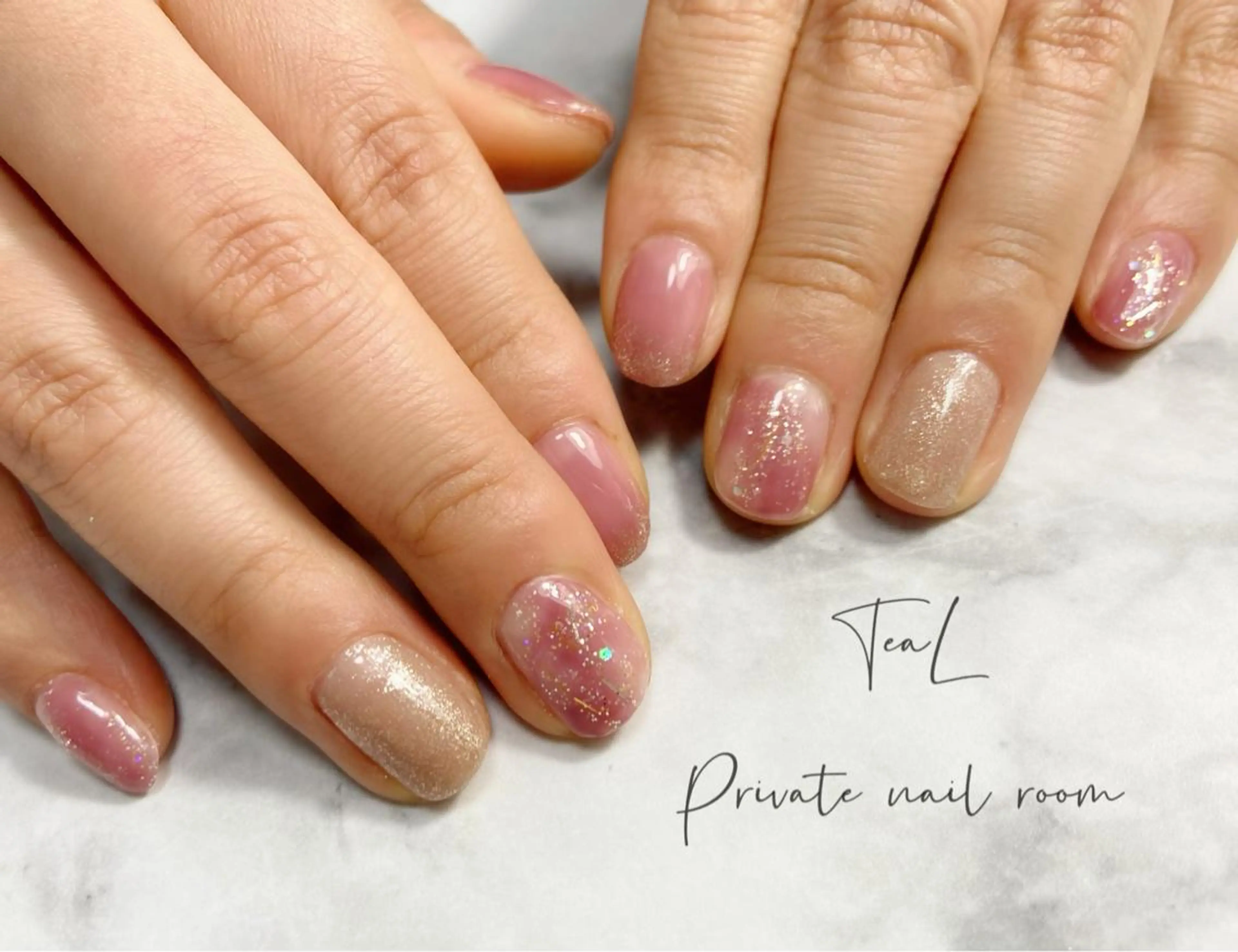 ネイル ハンドネイル TeaL nailのネイルデザイン