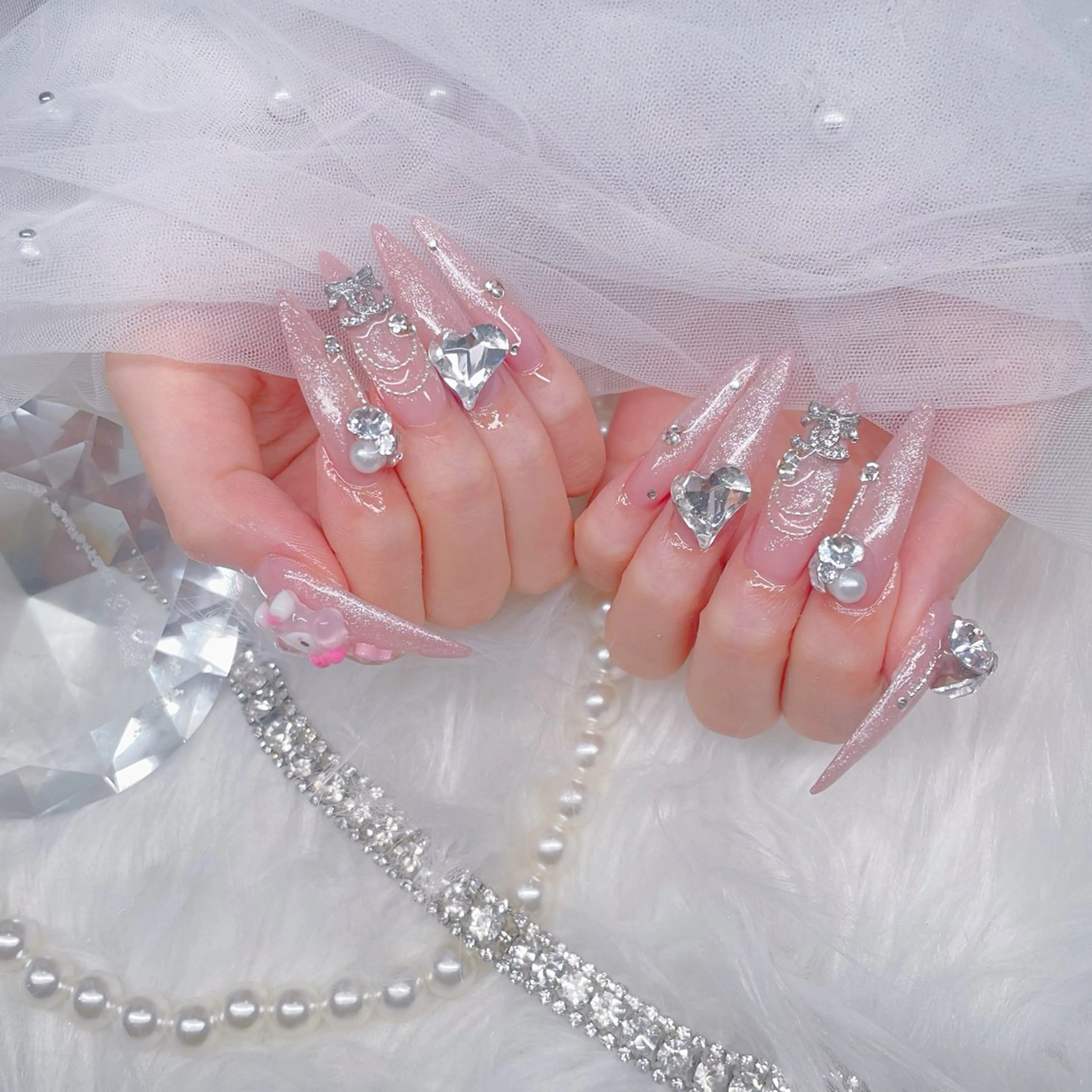 長さだし10本ワングラベース➕パーツつけ放題(オフ込み)の写真