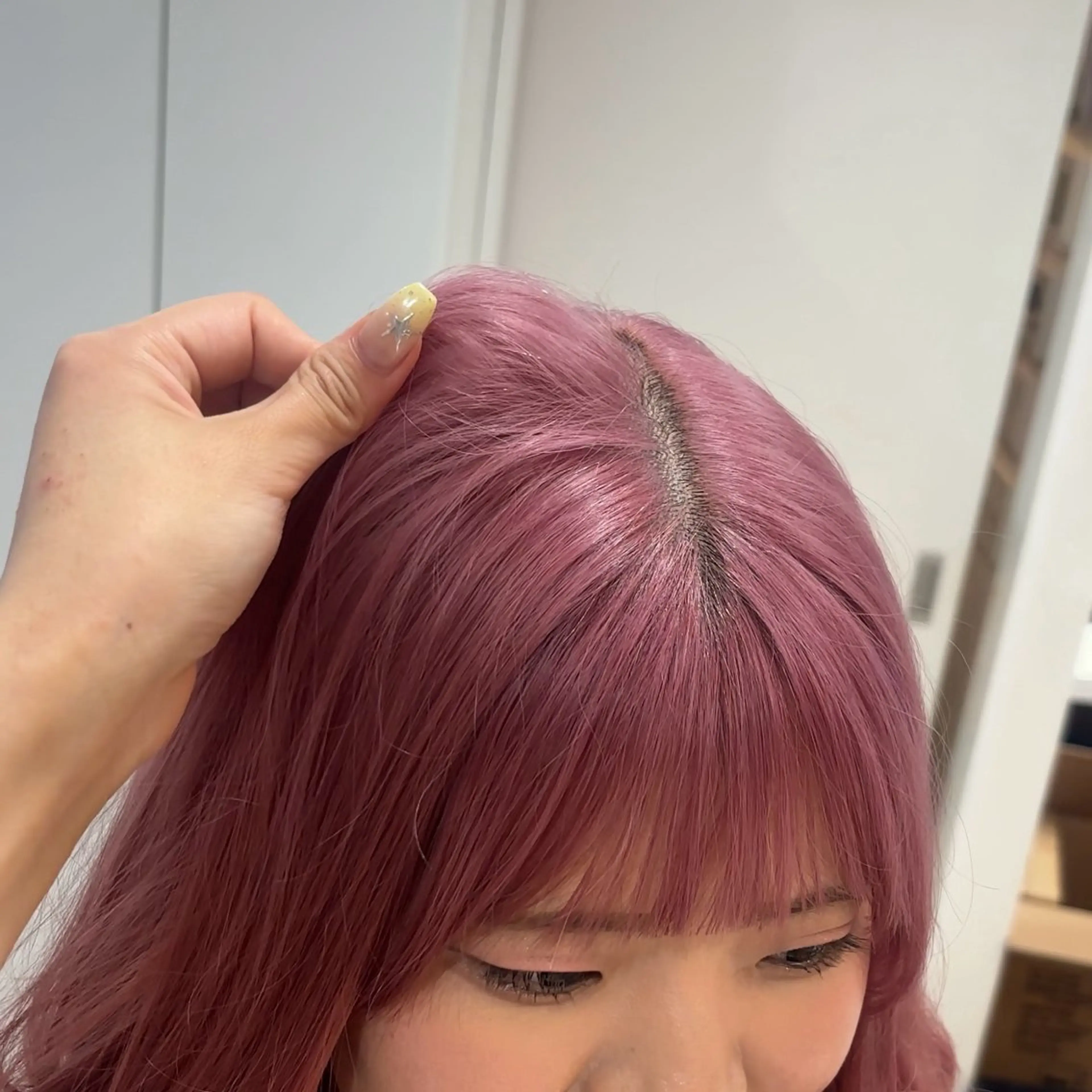 ロング カラー MOMOHA/ 🍑レイヤーカットのヘアスタイル