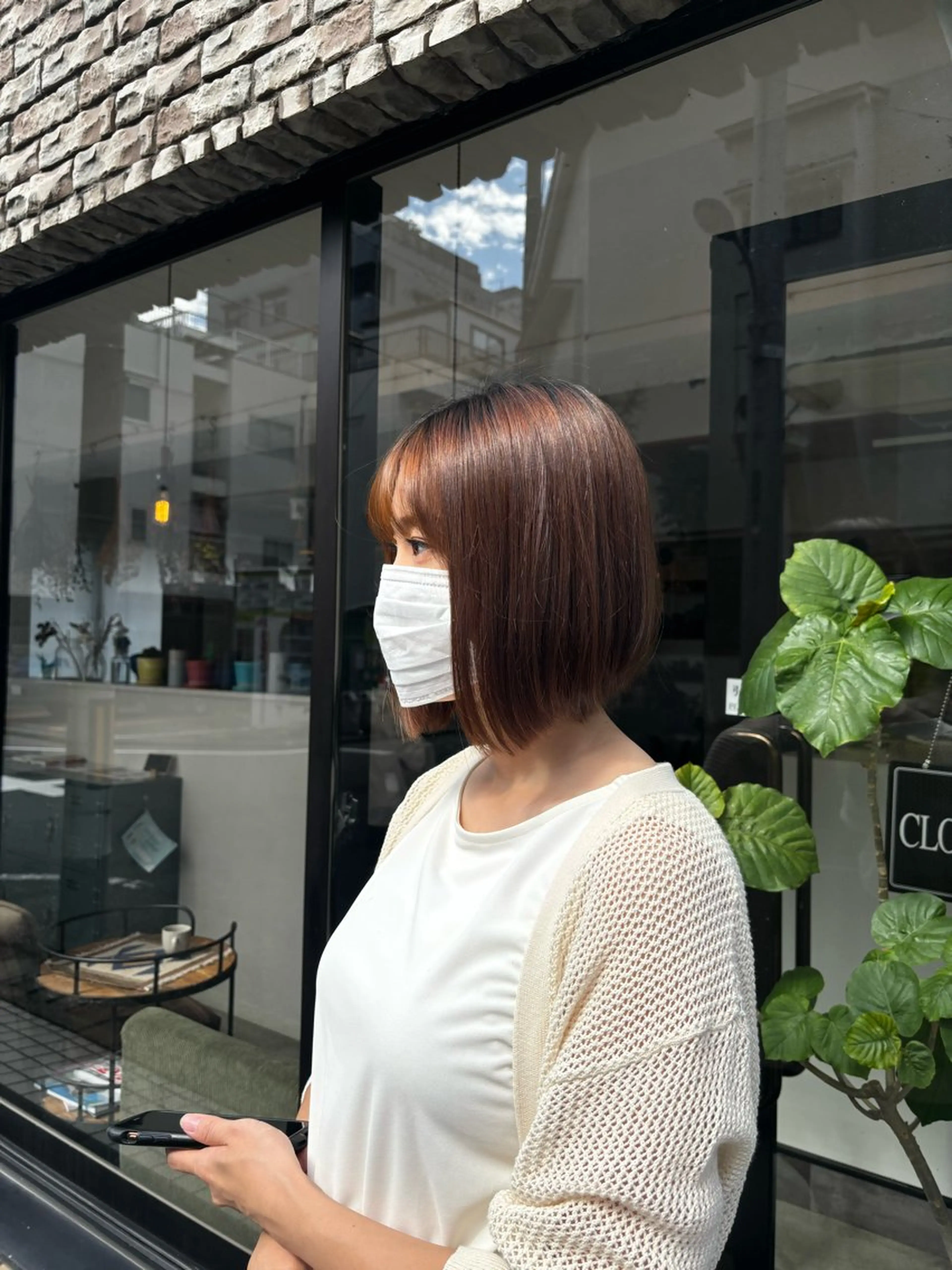 ショート ボブ カット 🍒サクラ🍒 /透明感カラー/艶髪のヘアスタイル