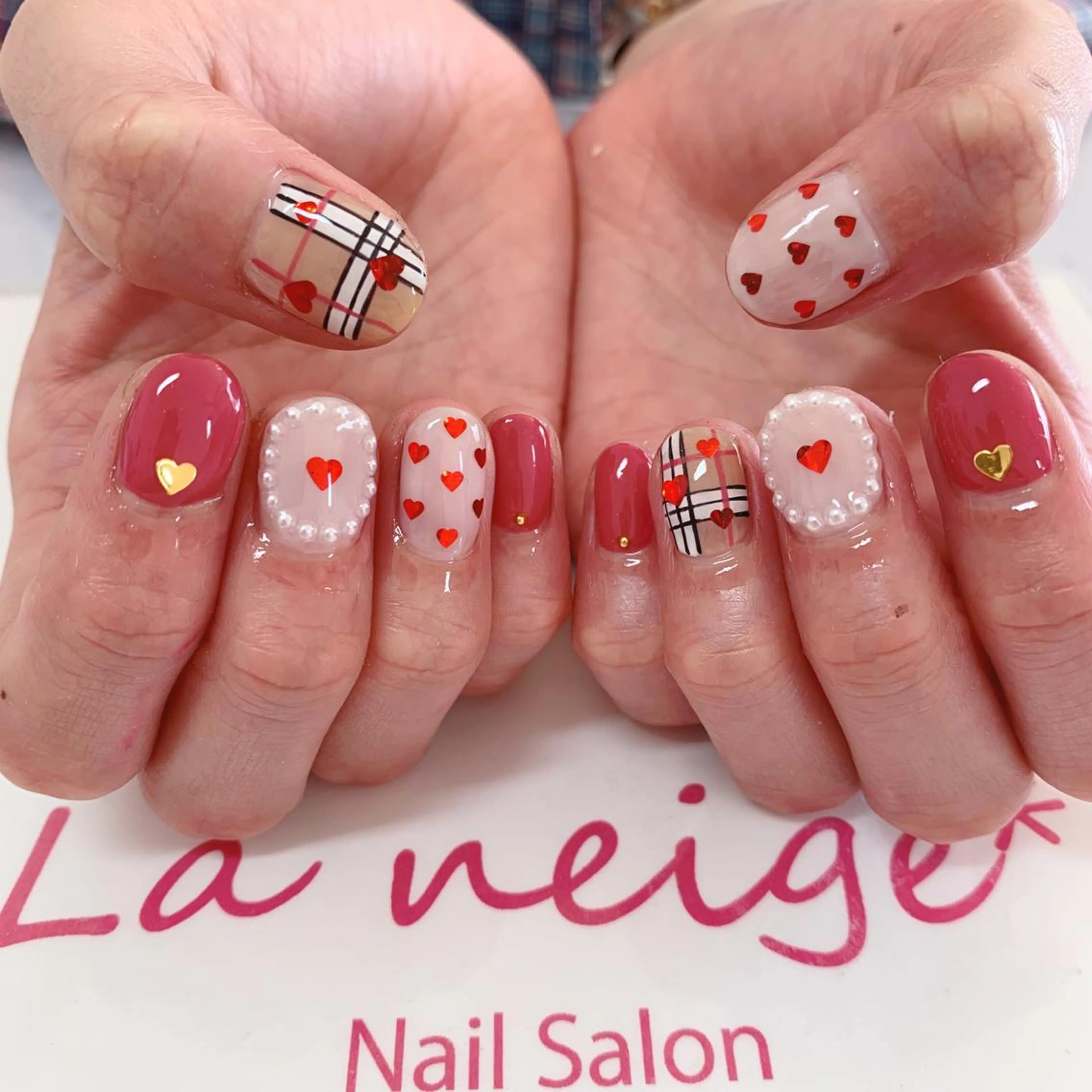 ネイル La neige* yuki 🥯🍑のネイルデザイン