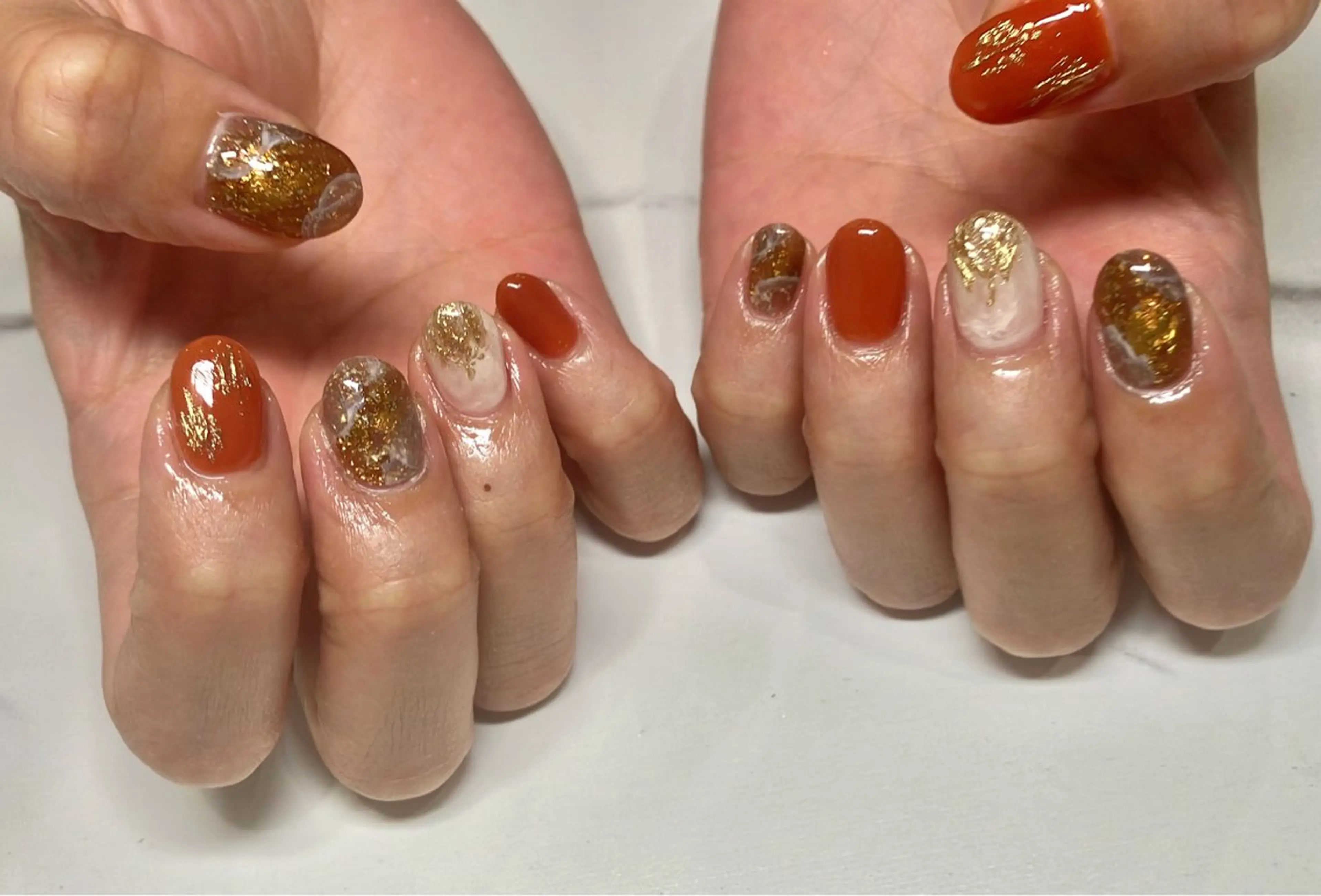 ネイル ハンドネイル たまプラーザ ANZUのネイルデザイン