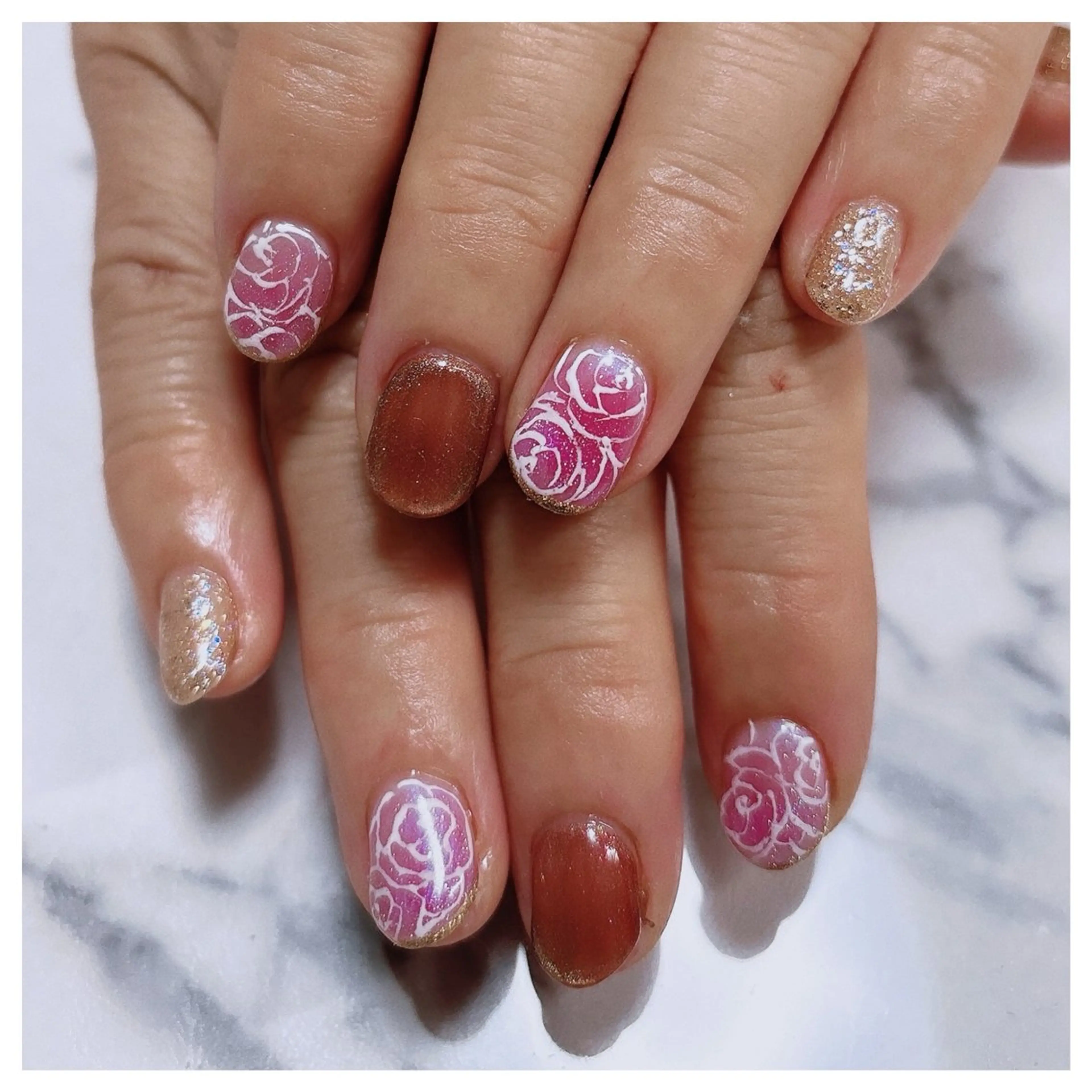 ネイル ハンドネイル 古川 里美のネイルデザイン