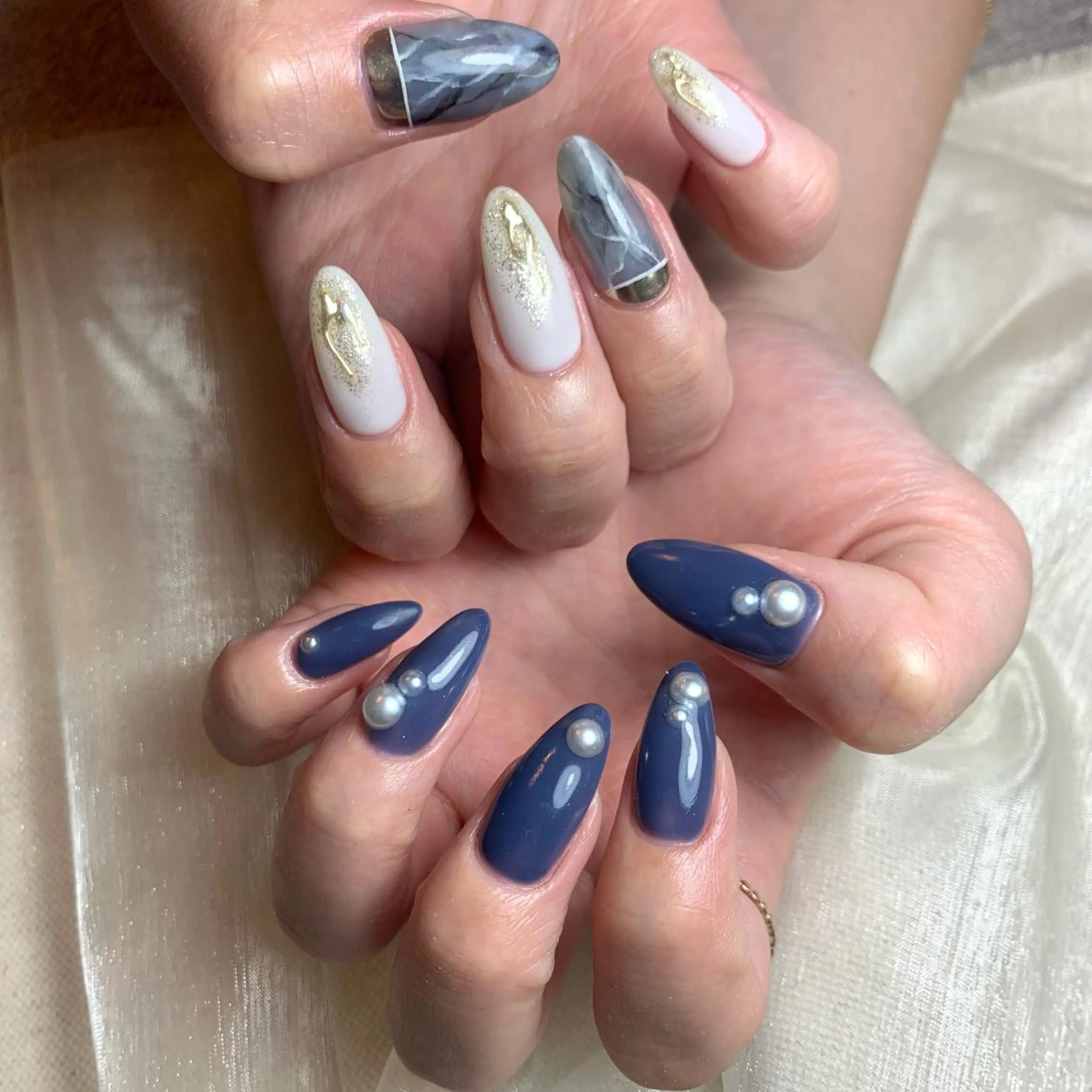 ネイル 夏ネイル repos~ルポ~所属・里見 麗のネイルデザイン